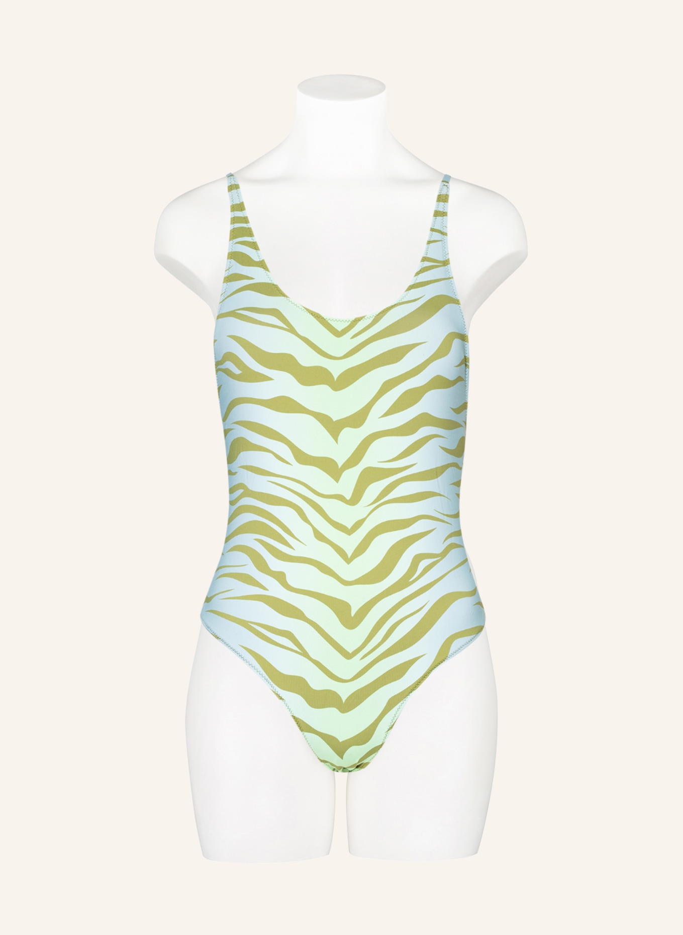 Delicatelove Swimsuit ELECTRA NEW TIGER, Color: MINT/ OLIVE/ LIGHT BLUE (Image 2)
