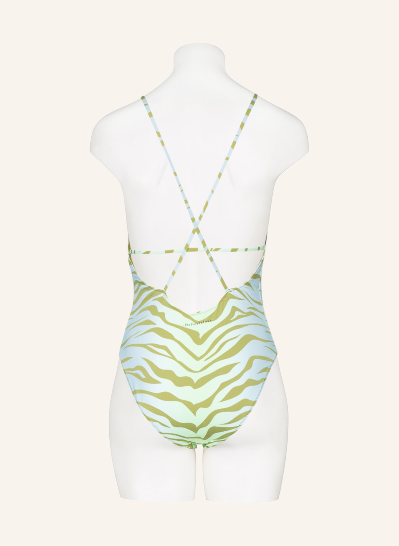 Delicatelove Swimsuit ELECTRA NEW TIGER, Color: MINT/ OLIVE/ LIGHT BLUE (Image 3)