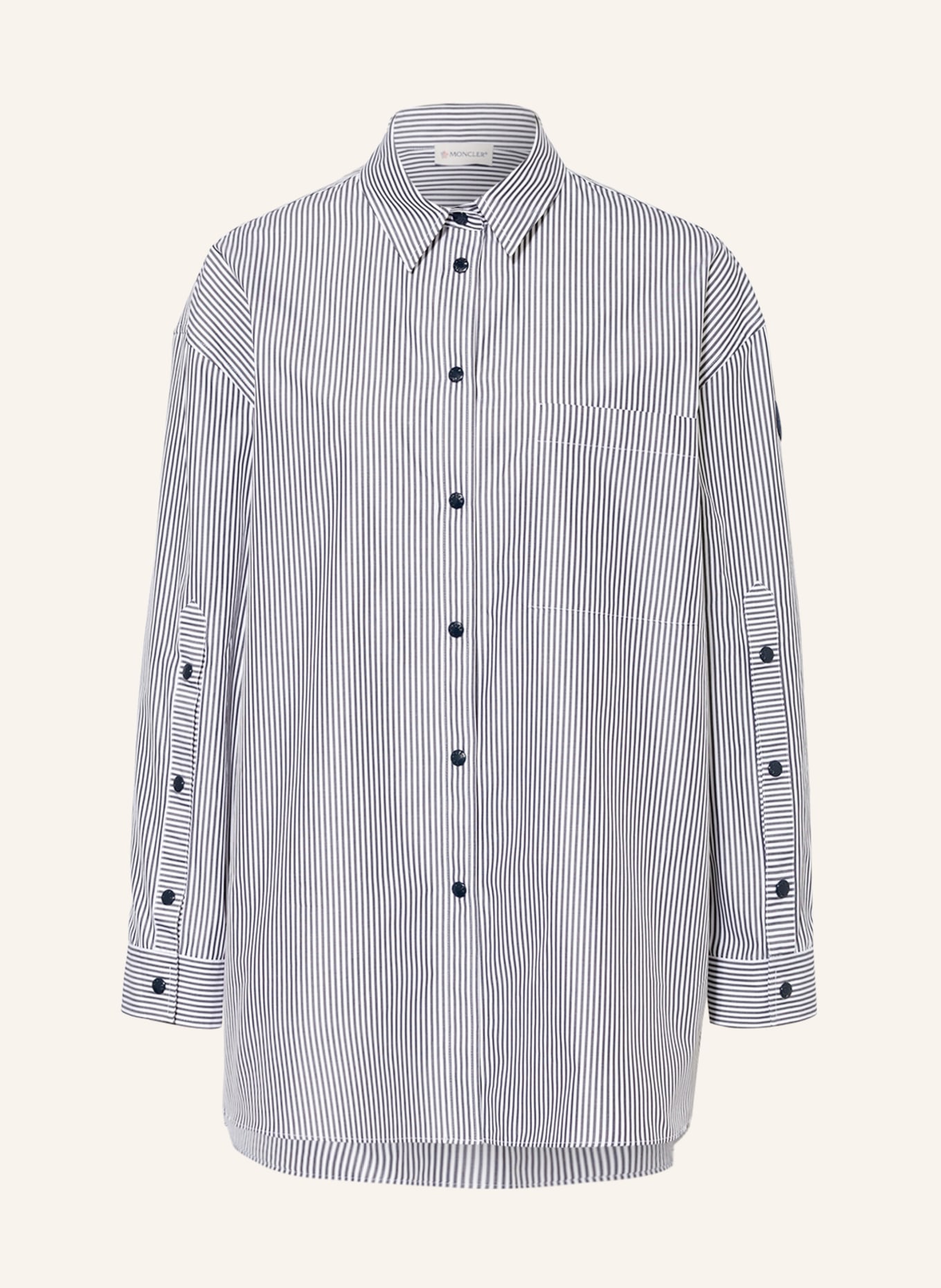 MONCLER Shirt blouse , Color: WHITE/ DARK GRAY (Image 1)