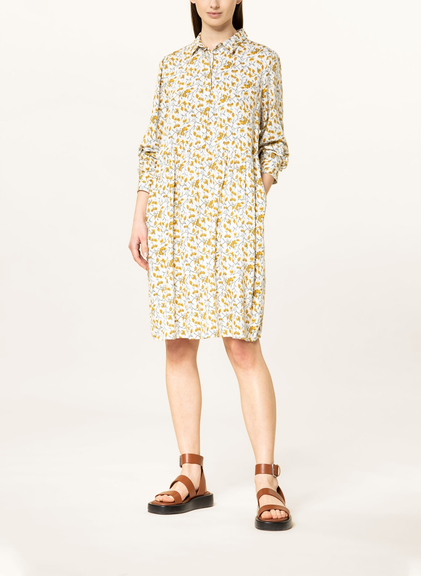 Smith & Soul Dress, Color: WHITE/ DARK YELLOW/ MINT (Image 2)