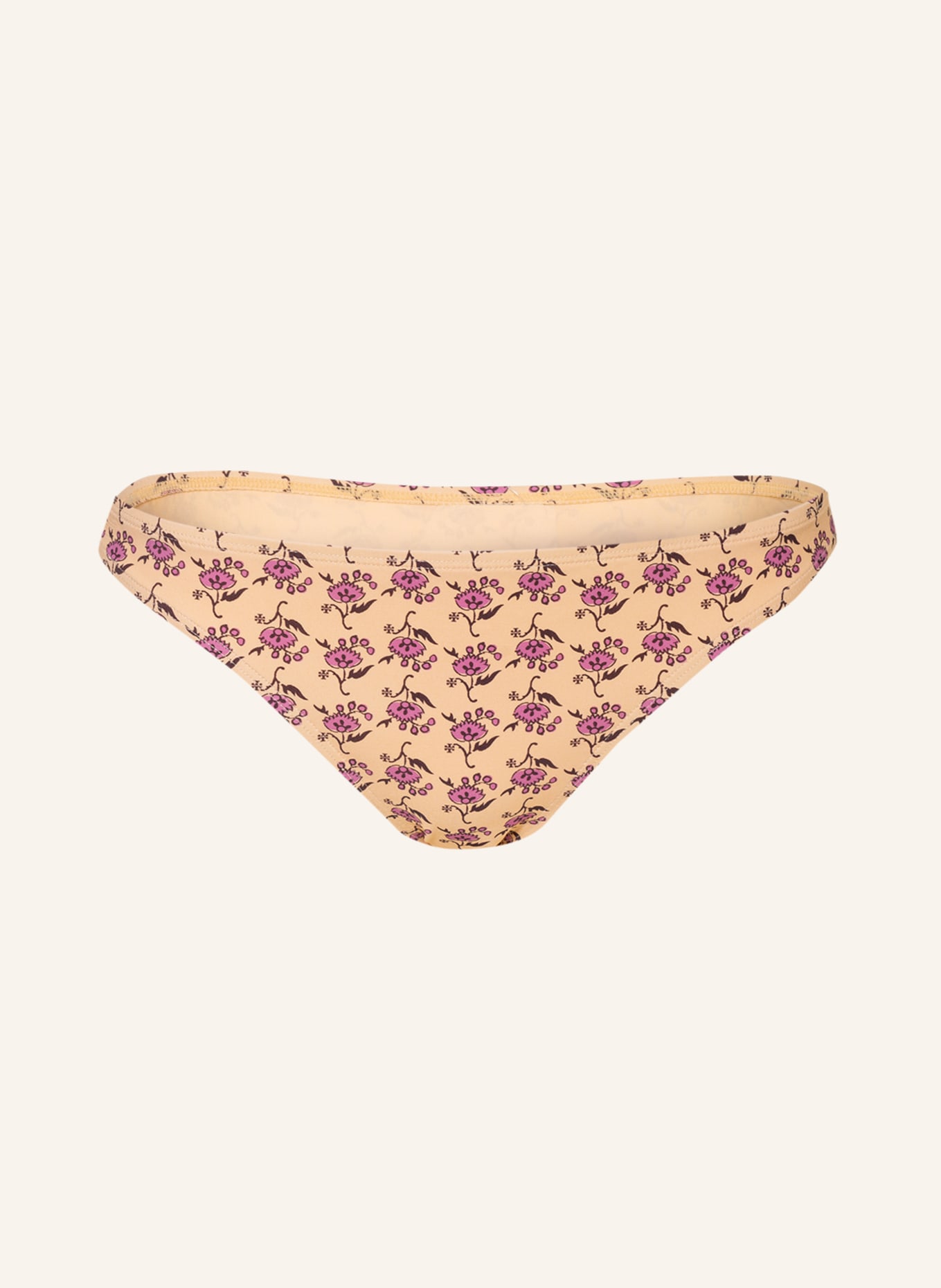 TORY BURCH Bikini bottoms LOGO DITSY, Color: LIGHT ORANGE/ DUSKY PINK (Image 1)