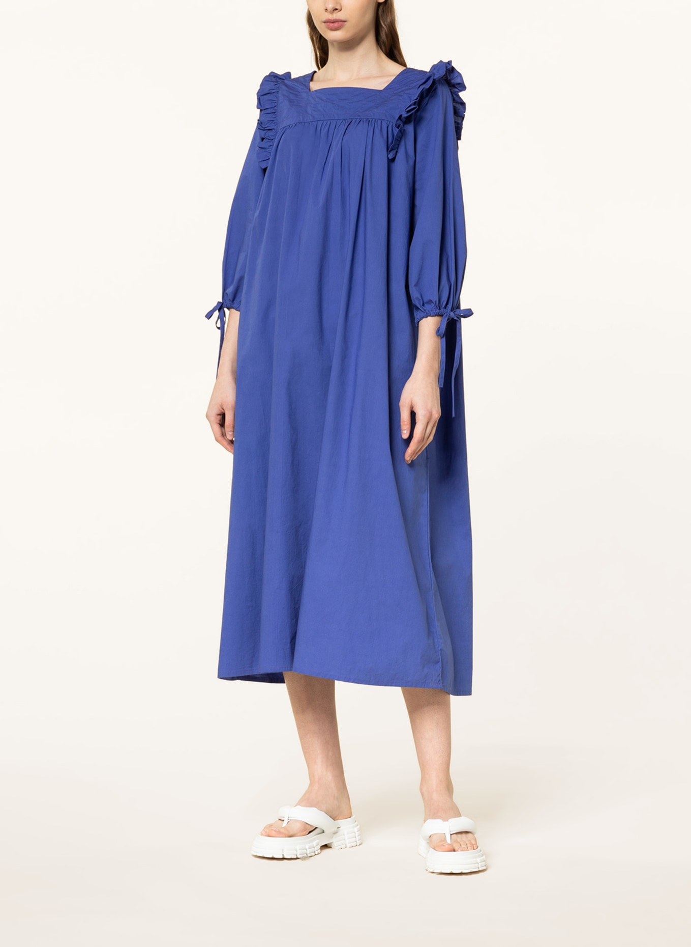 MSCH COPENHAGEN Dress DALENA HADDIS with 3/4 sleeves, Color: BLUE (Image 2)
