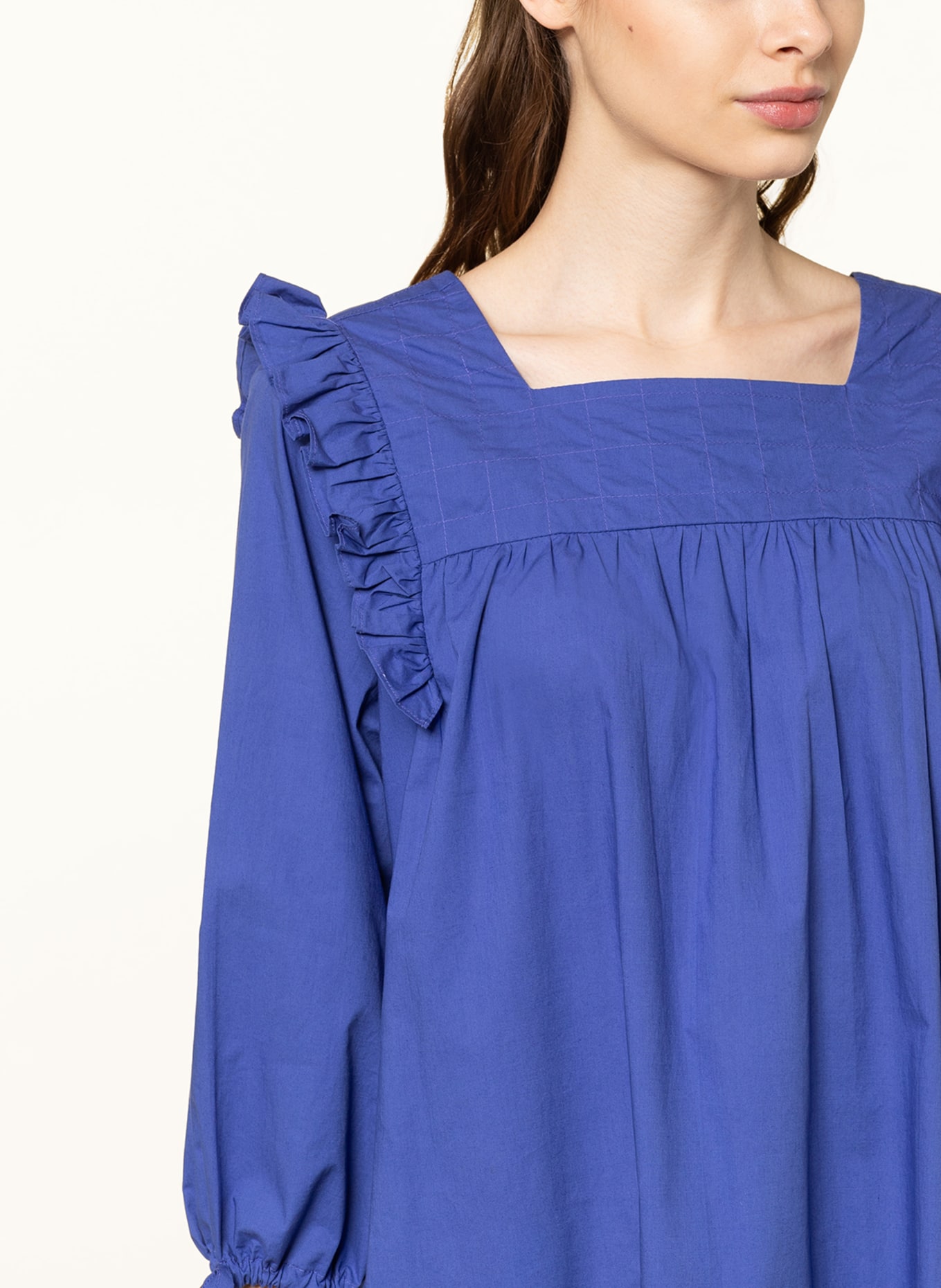 MSCH COPENHAGEN Kleid DALENA HADDIS mit 3/4-Arm, Farbe: BLAU (Bild 4)
