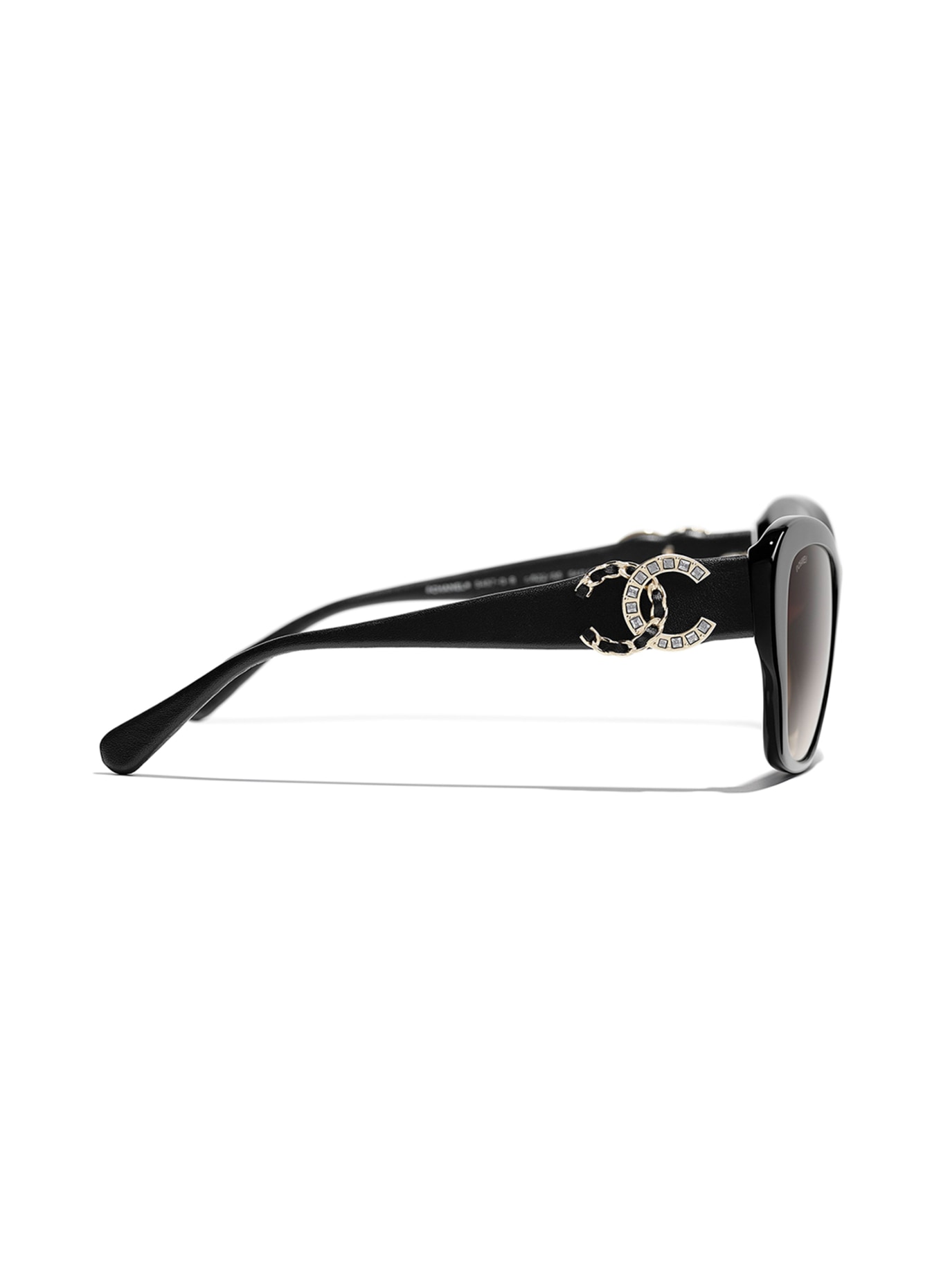 CHANEL Butterfly sunglasses, Color: C622S5 - BLACK/BROWN GRADIENT (Image 3)