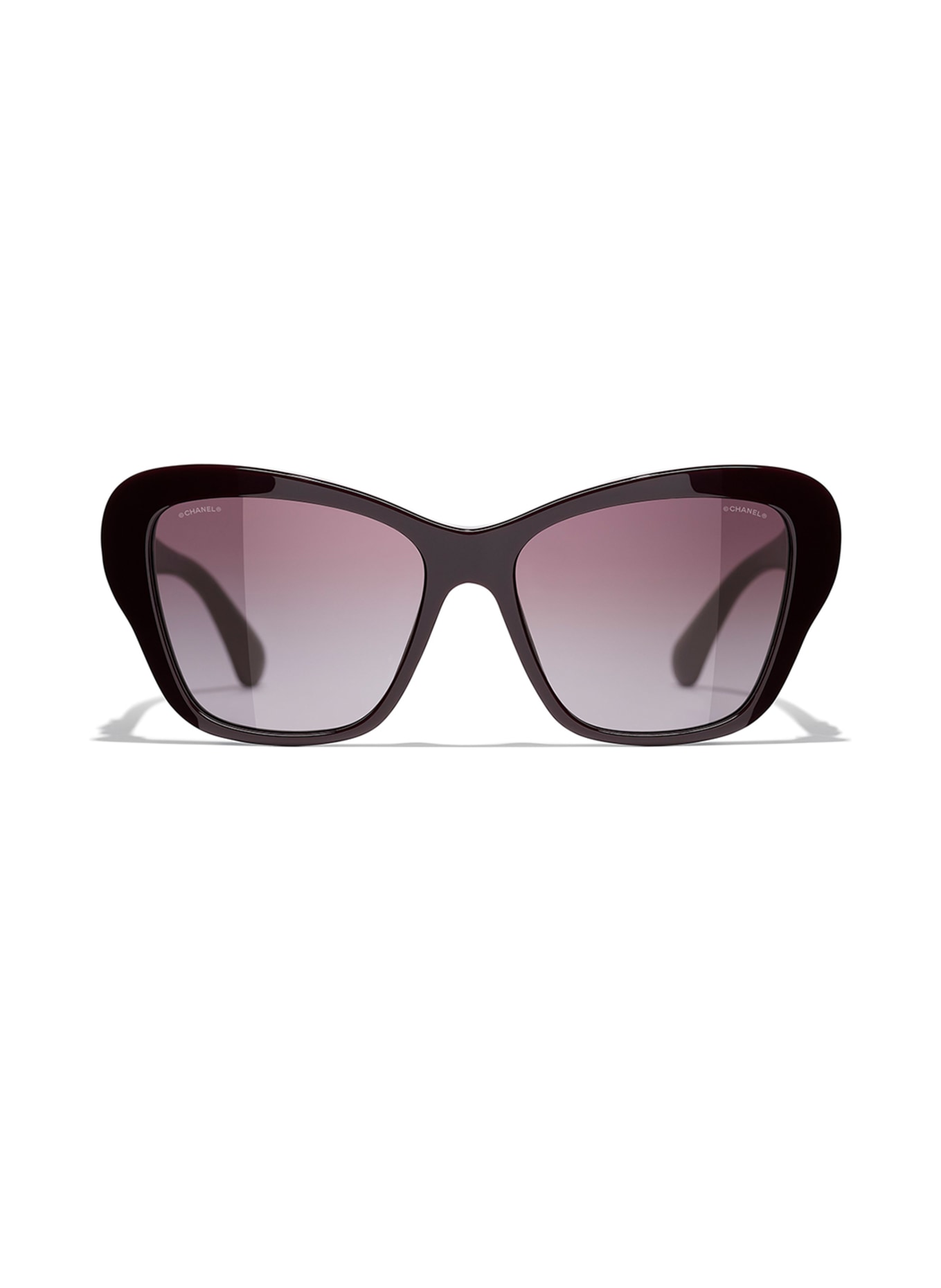 CHANEL Butterfly sunglasses in 1461s1 dark red pink gradient