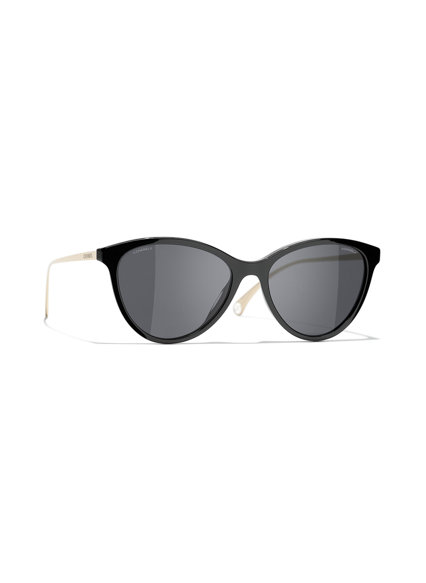 CHANEL Butterfly sunglasses, Color: C501S4 - BLACK/ DARK GRAY (Image 1)