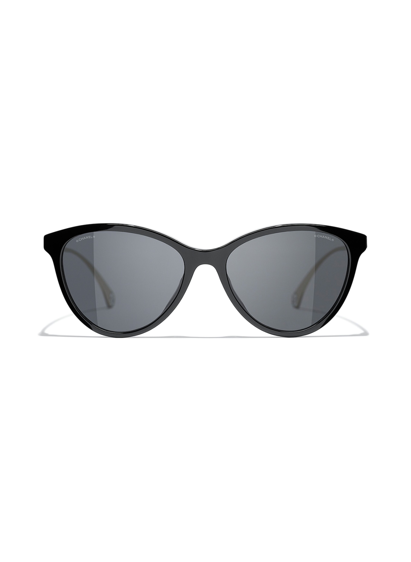 CHANEL Butterfly sunglasses, Color: C501S4 - BLACK/ DARK GRAY (Image 2)