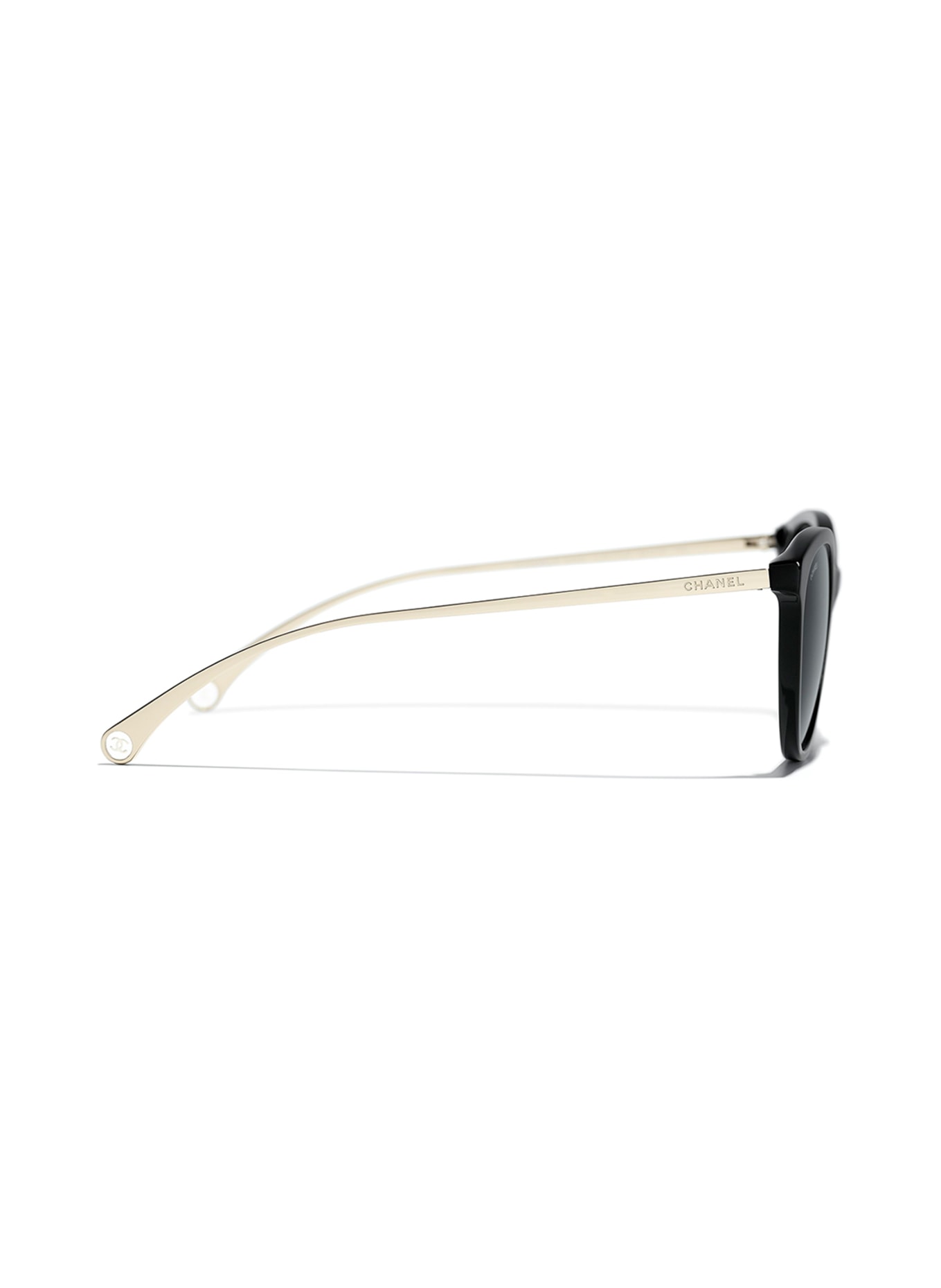 CHANEL Butterfly sunglasses, Color: C501S4 - BLACK/ DARK GRAY (Image 3)