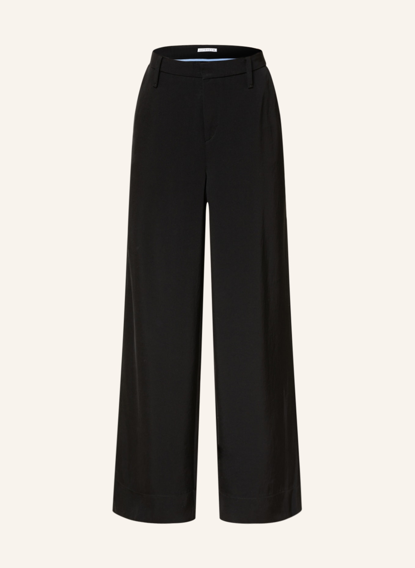 MAC DAYDREAM Wide leg trousers HYPE, Color: BLACK (Image 1)