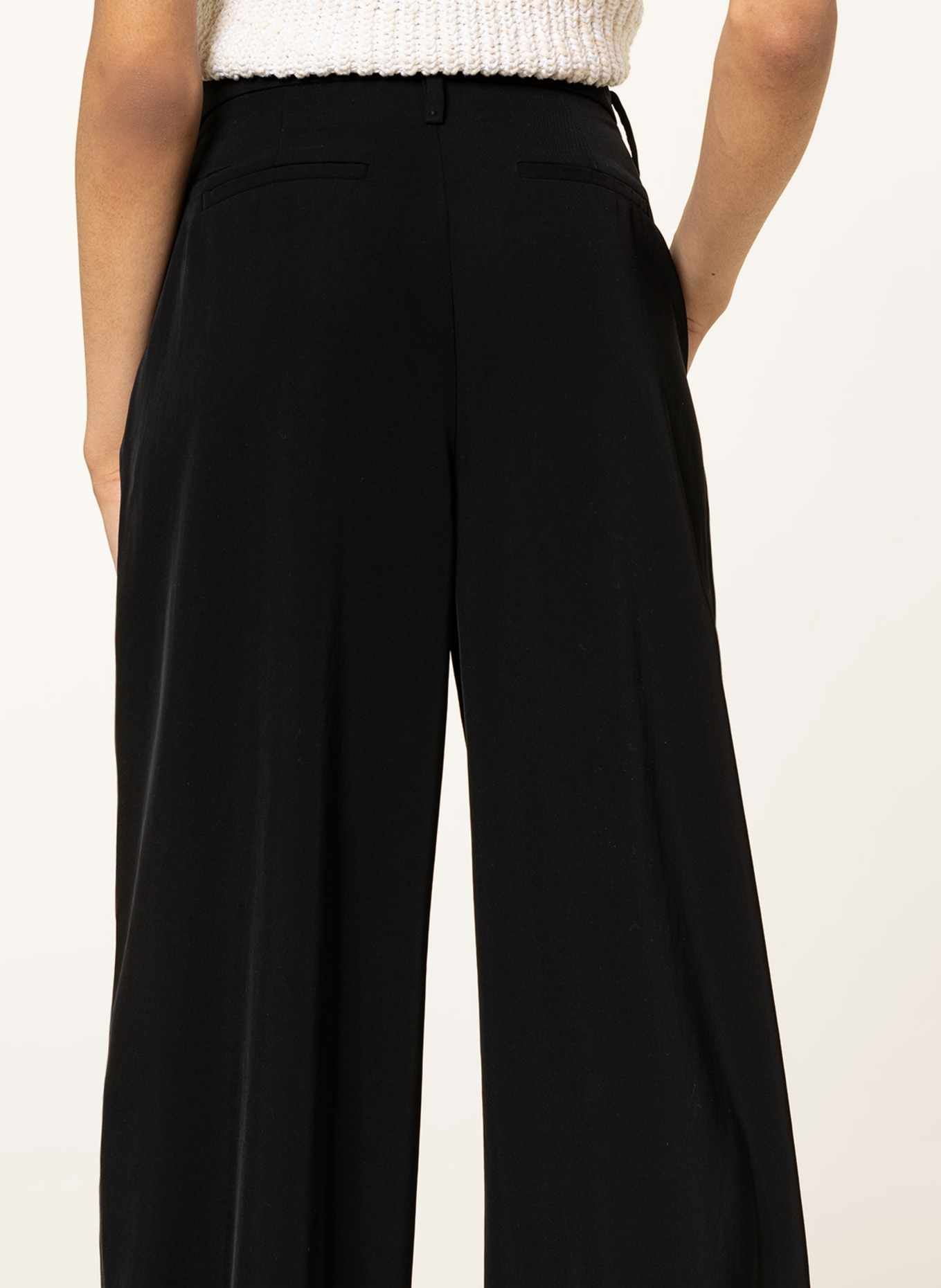 MAC DAYDREAM Wide leg trousers HYPE, Color: BLACK (Image 5)