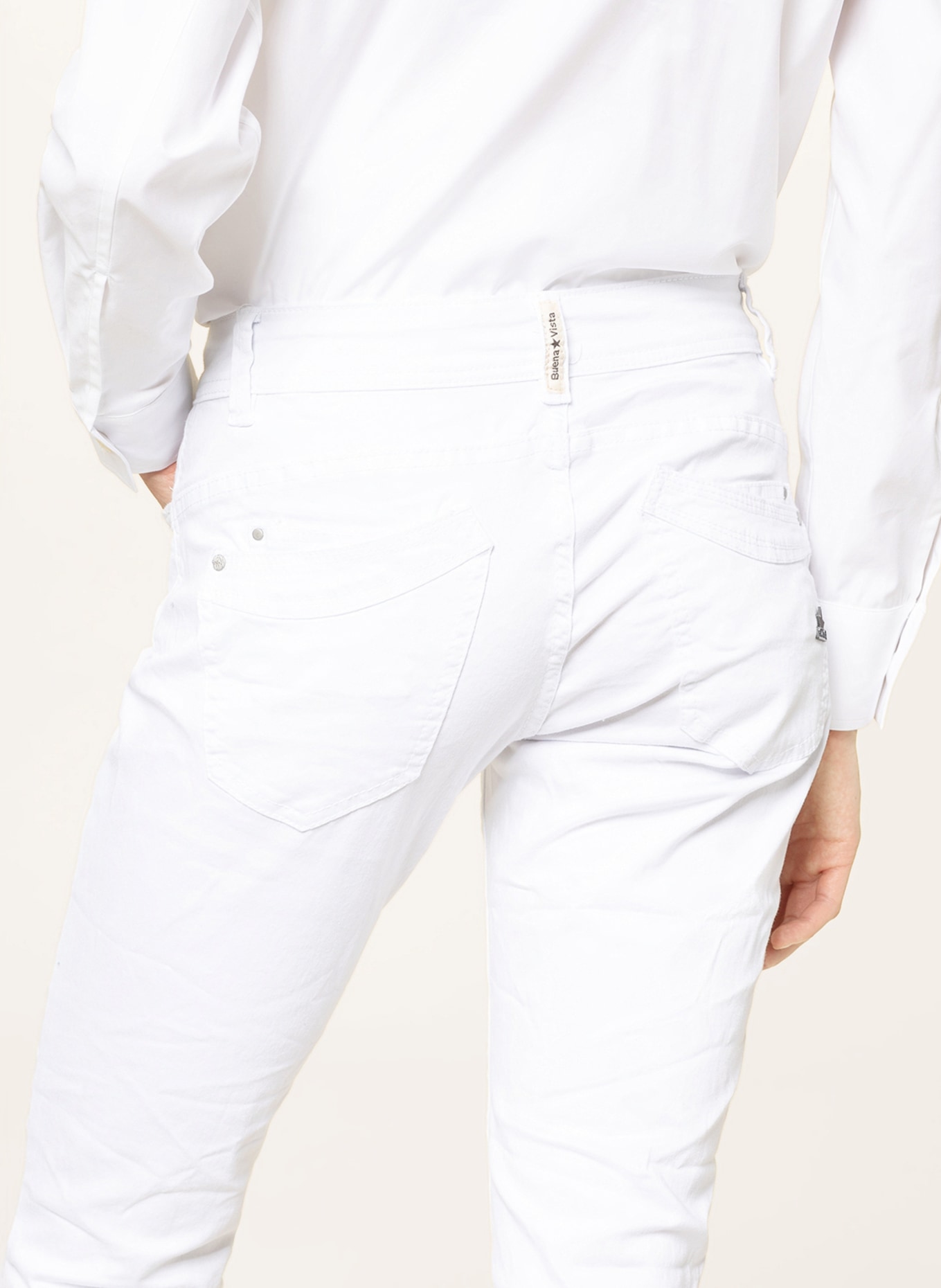 Buena Vista 7/8 trousers MALIBU, Color: WHITE (Image 5)