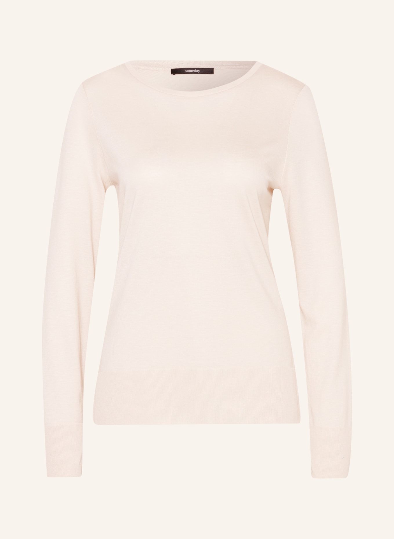 someday Long sleeve shirt KEBORAH, Color: BEIGE (Image 1)