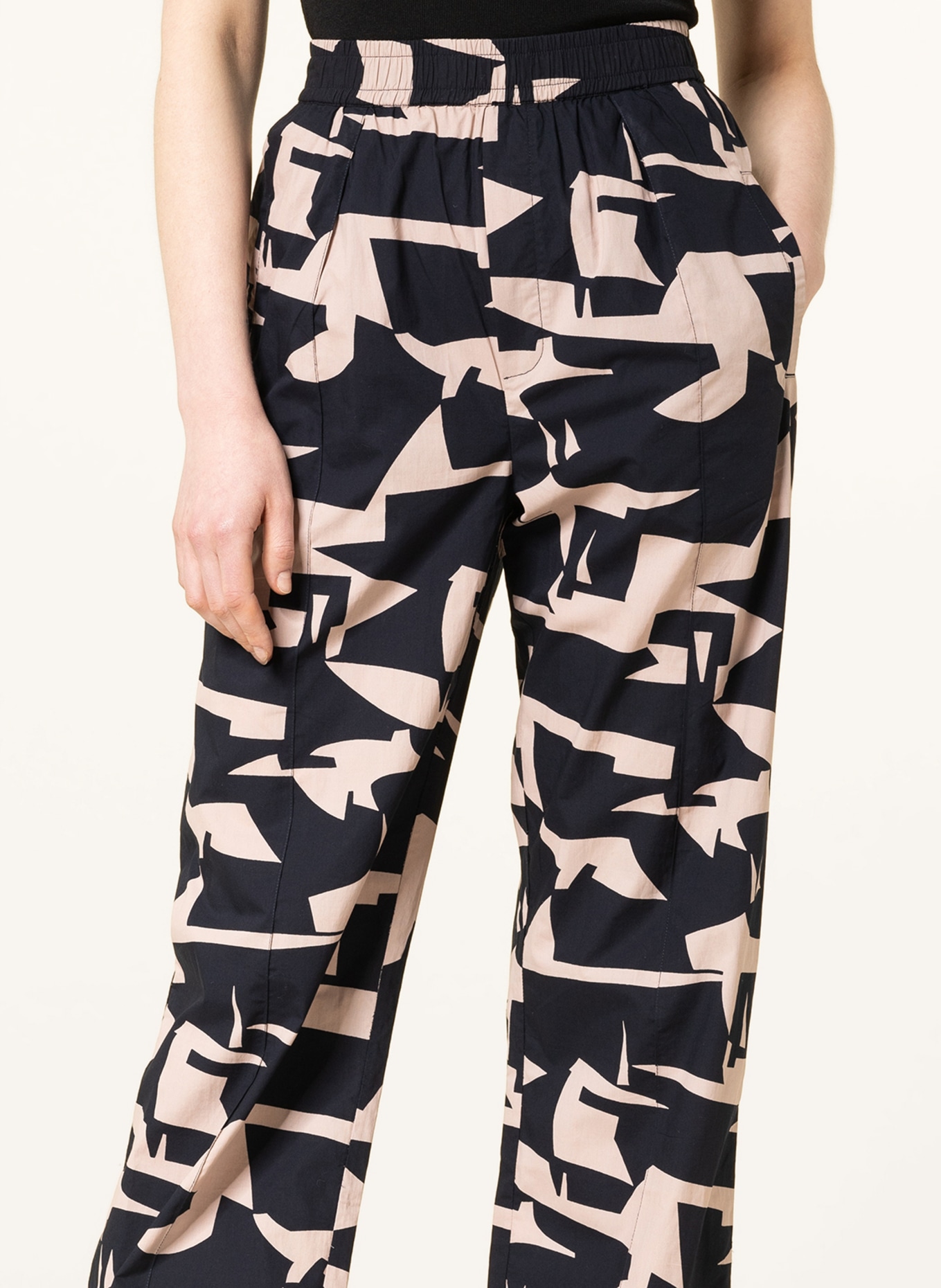 Burberry pants womens bordeaux discount