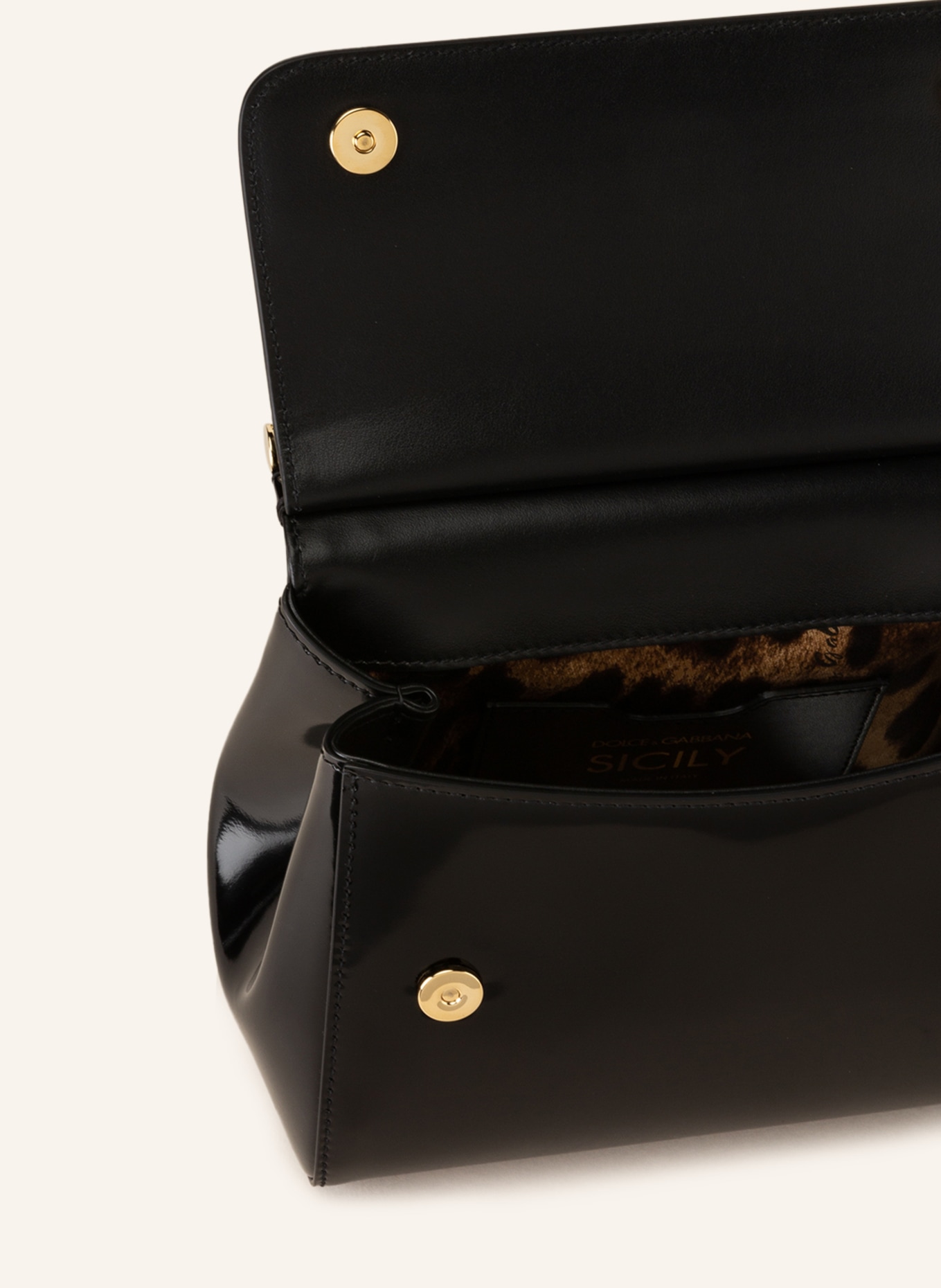 DOLCE & GABBANA Handbag SICILY, Color: BLACK (Image 3)