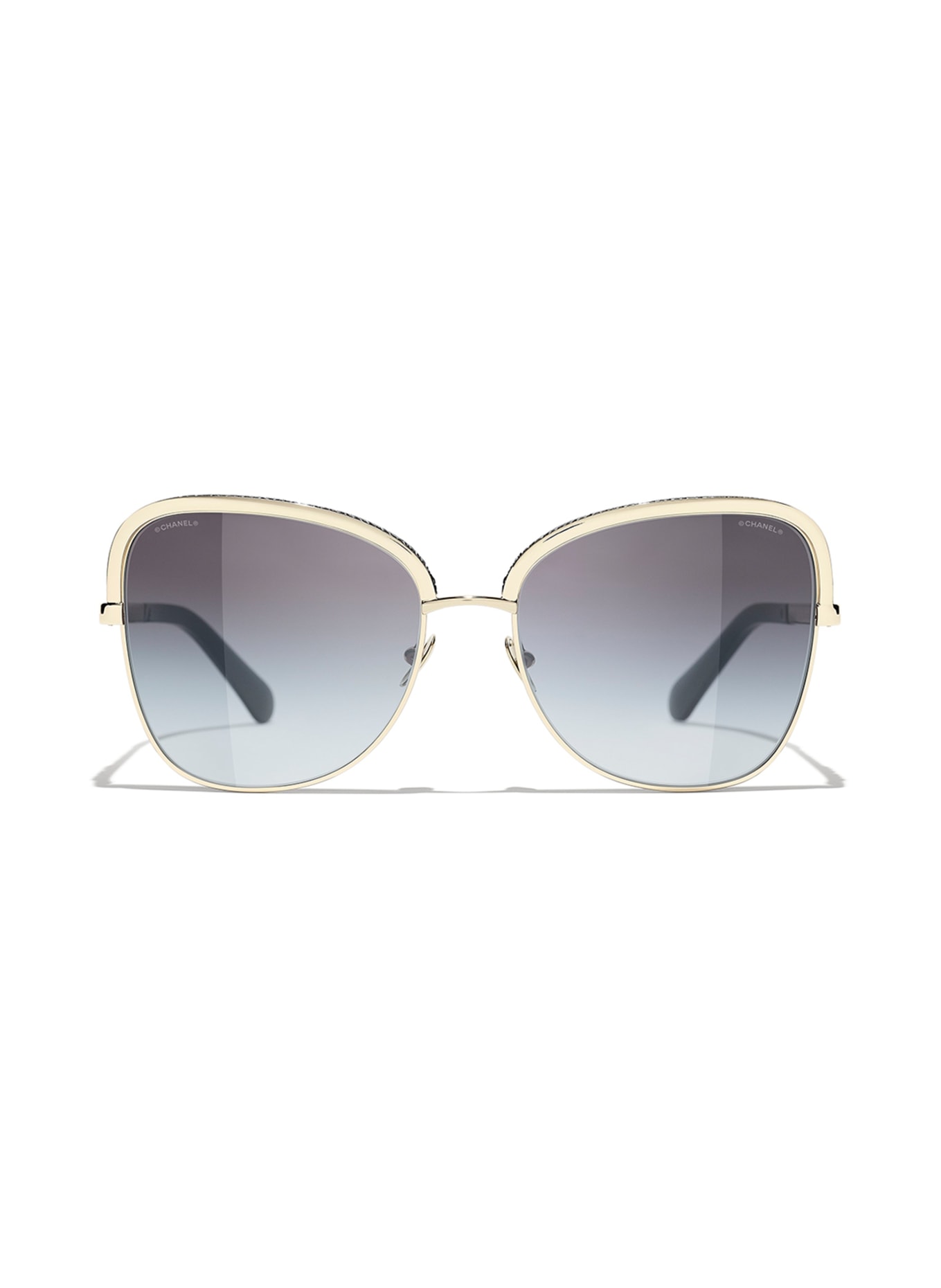 CHANEL Square sunglasses in c395s658 - gold/black gradient
