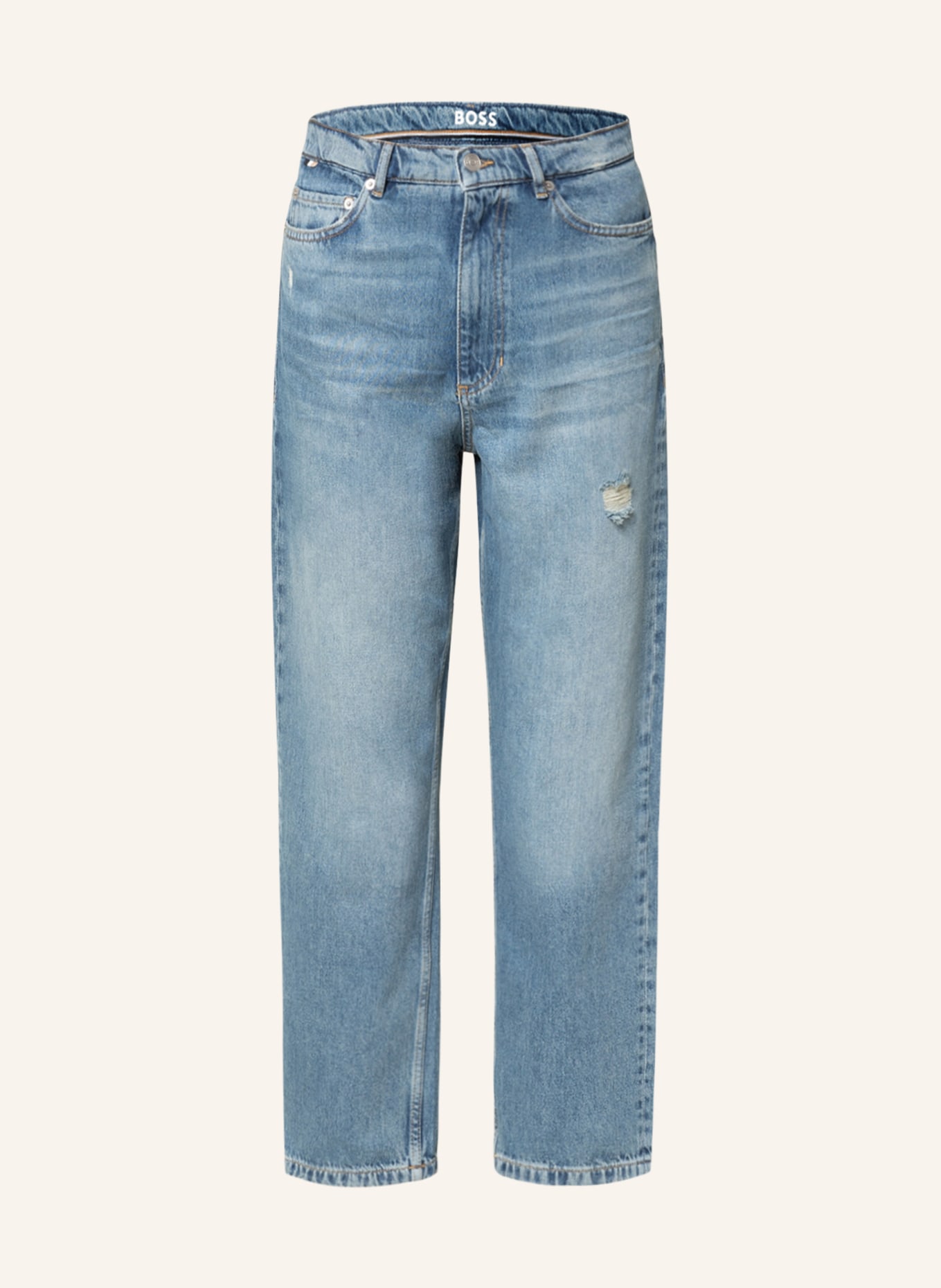 BOSS 7/8 jeans MODERN STRAIGHT , Color: 436 BRIGHT BLUE (Image 1)