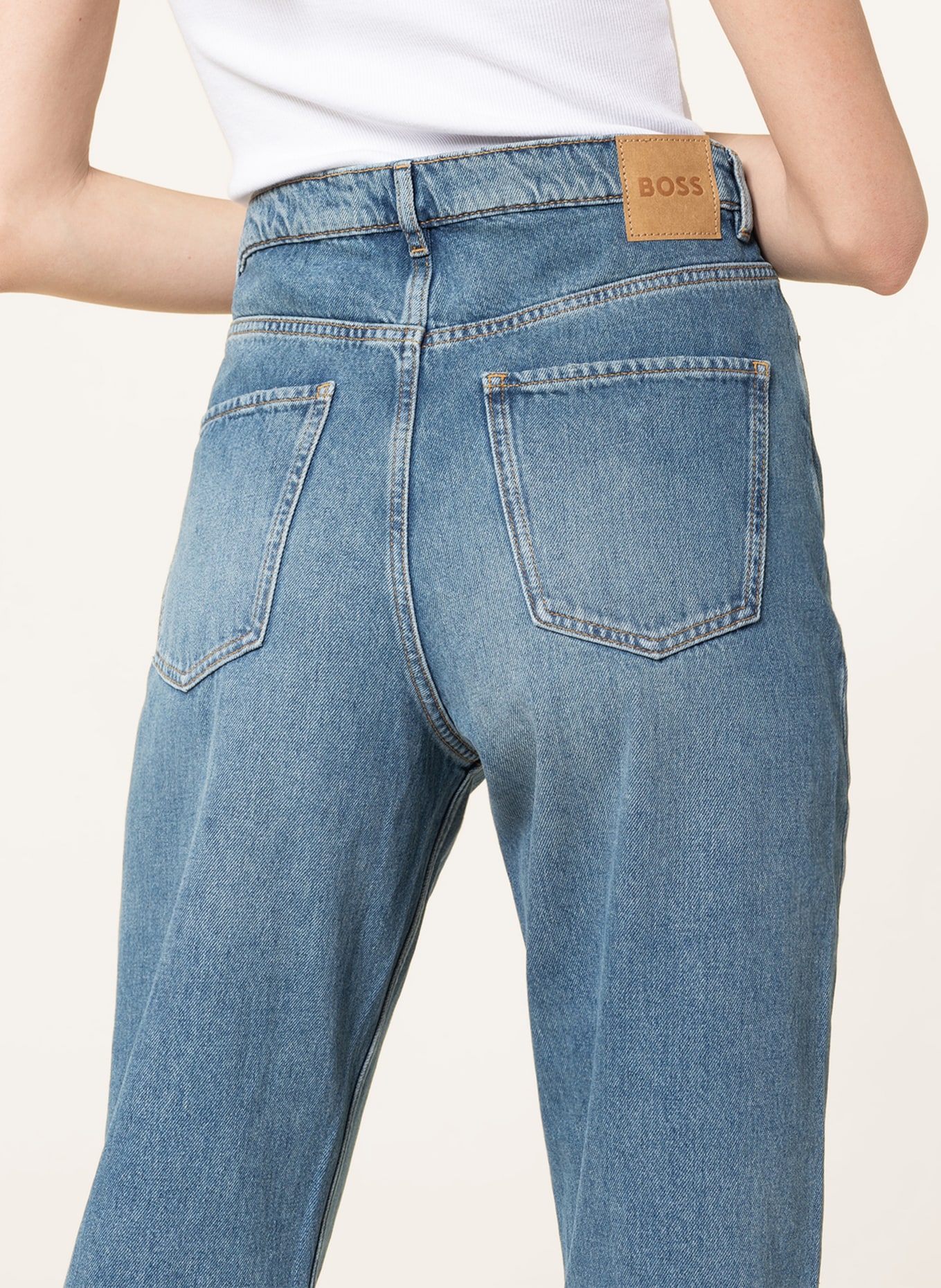 BOSS 7/8-Jeans MODERN STRAIGHT , Farbe: 436 BRIGHT BLUE (Bild 5)