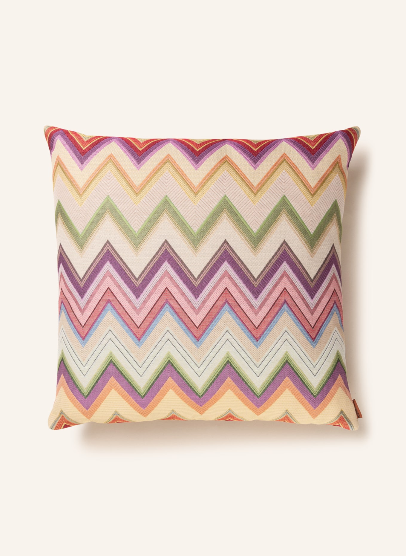 MISSONI Home Dekokissen AGADIR mit Daunenfüllung: CREME / HELLGELB / ROSA