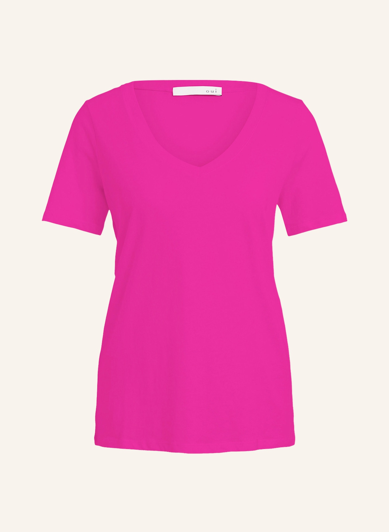 oui T-shirt , Kolor: MOCNORÓŻOWY (Obrazek 1)