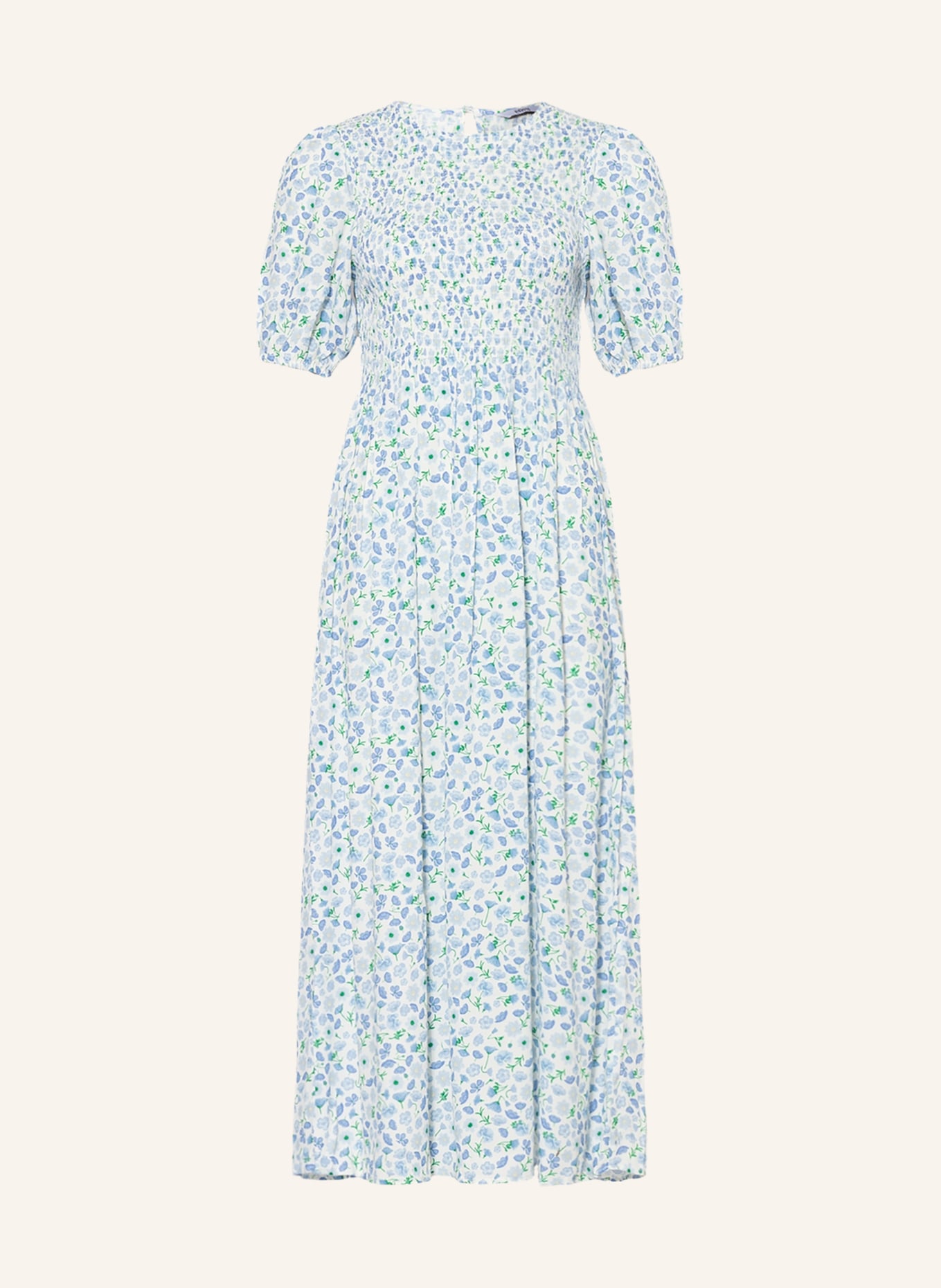 ENVII Dress ENGOLDSTONE, Color: WHITE/ LIGHT BLUE/ GREEN (Image 1)