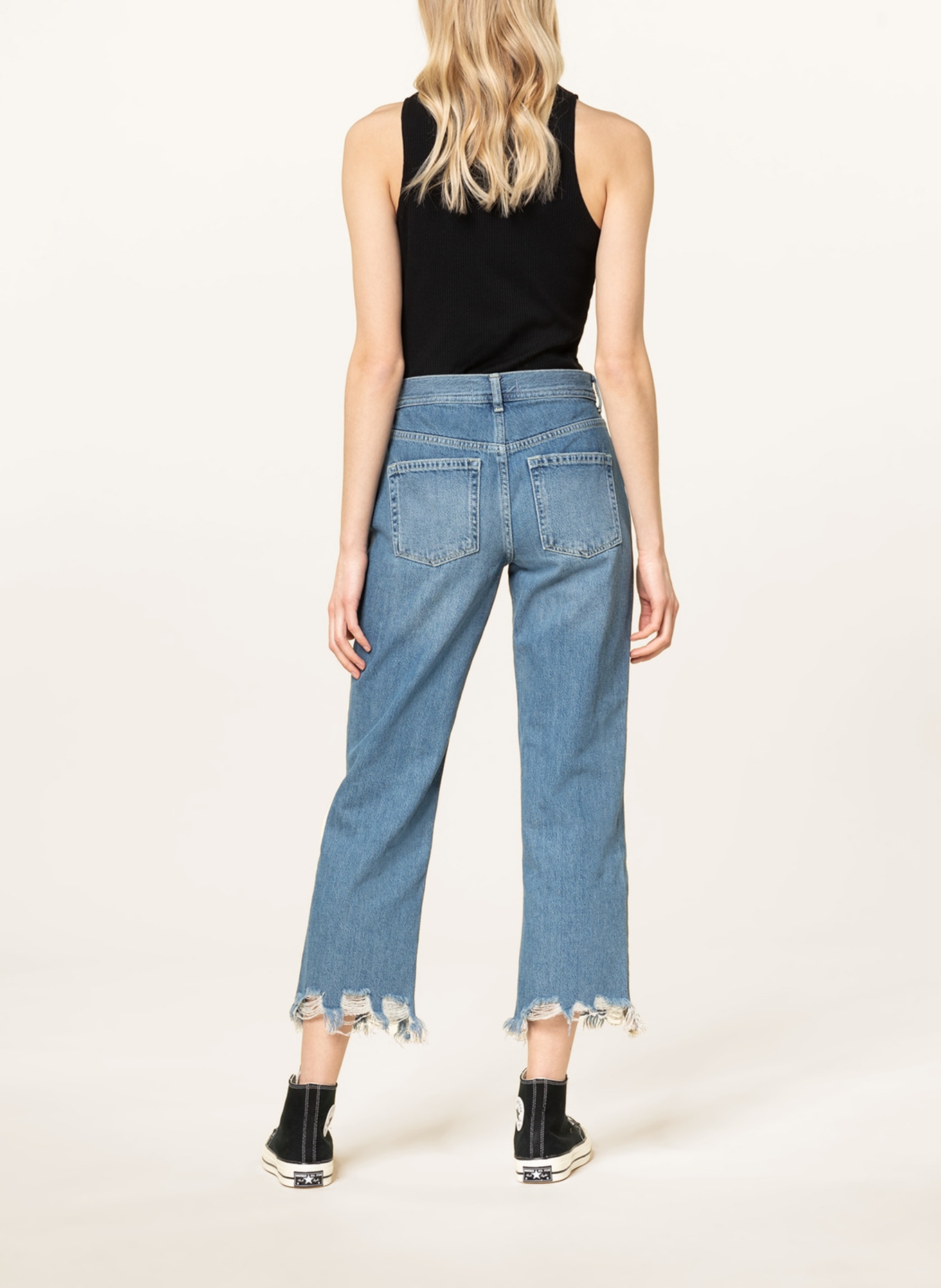 Free People 7/8 jeans MAGGIE, Color: 4259 SEQUOIA BLUE (Image 3)