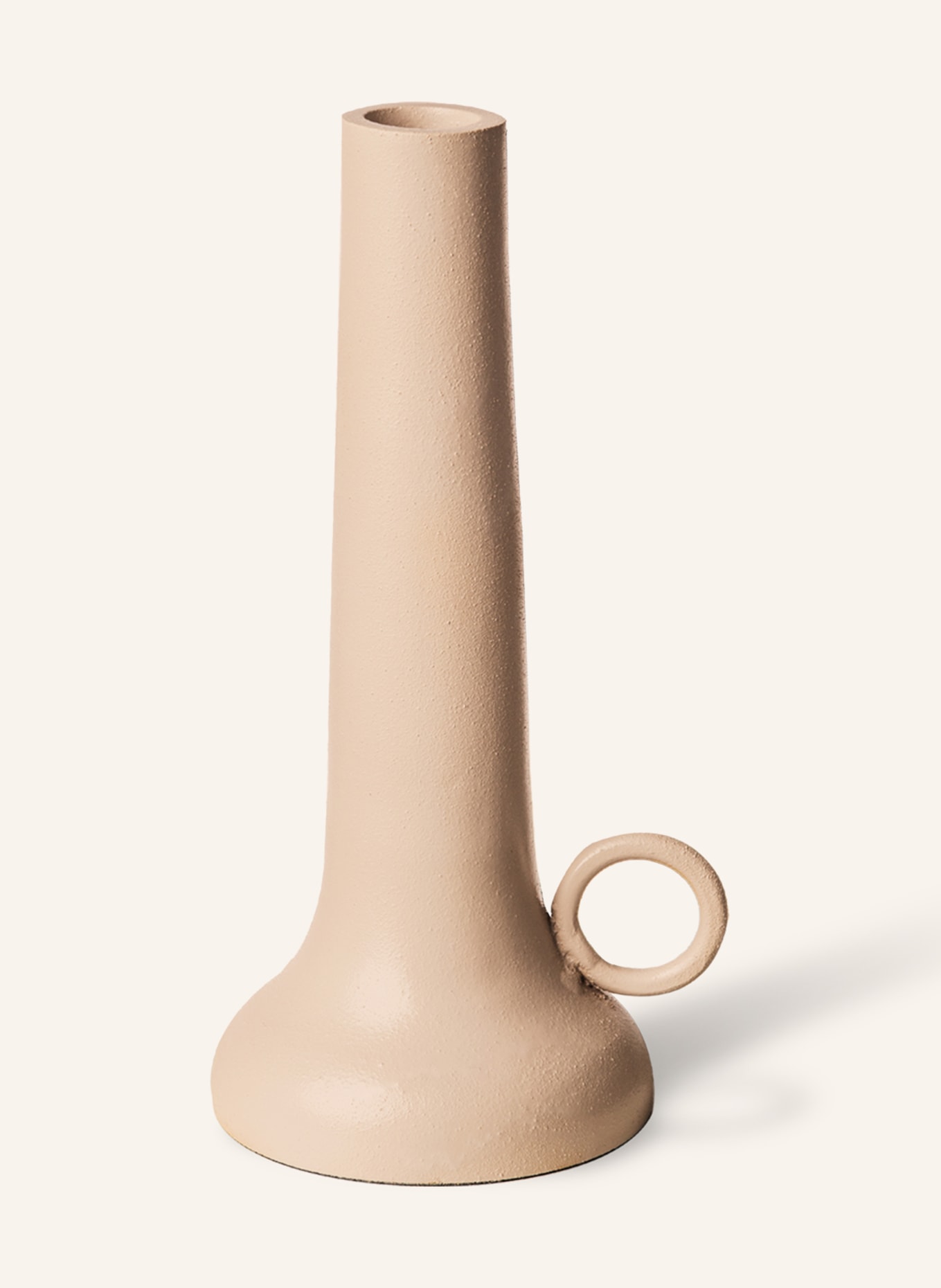 POLSPOTTEN Candleholder SPARTAN SMALL, Color: BEIGE (Image 1)