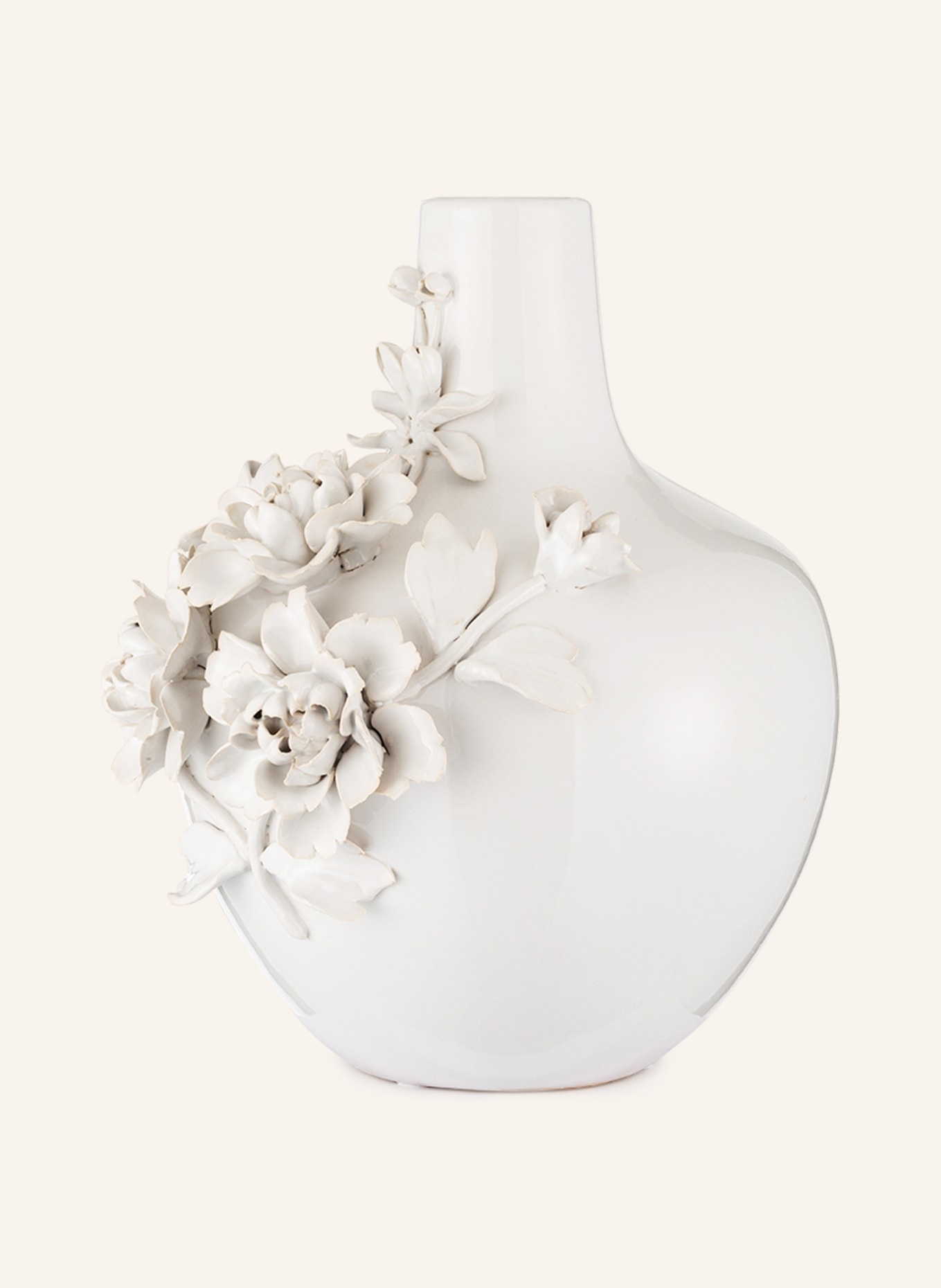 POLSPOTTEN Vase 3D ROSE, Color: WHITE (Image 2)
