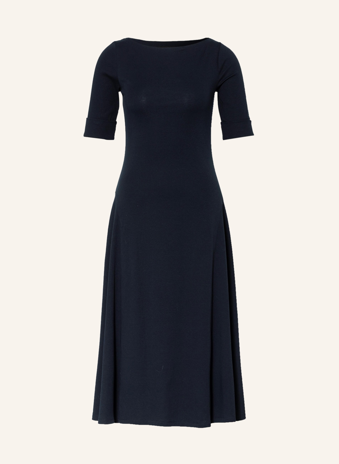 LAUREN RALPH LAUREN Jerseykleid, Farbe: DUNKELBLAU (Bild 1)