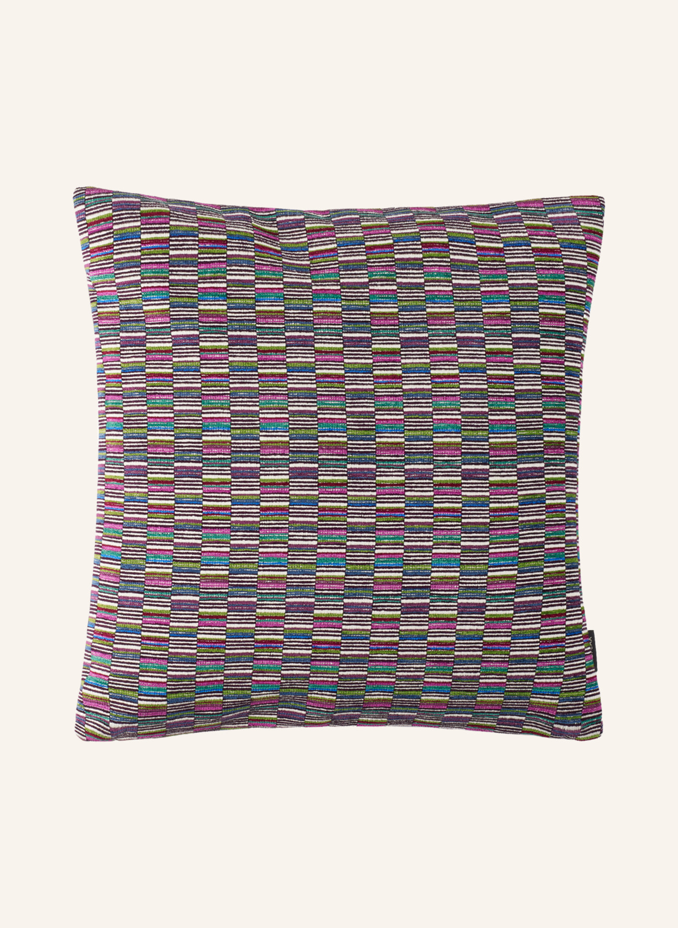 PROFLAX Decorative cushion cover EATON, Color: PINK/ GREEN/ FUCHSIA (Image 1)
