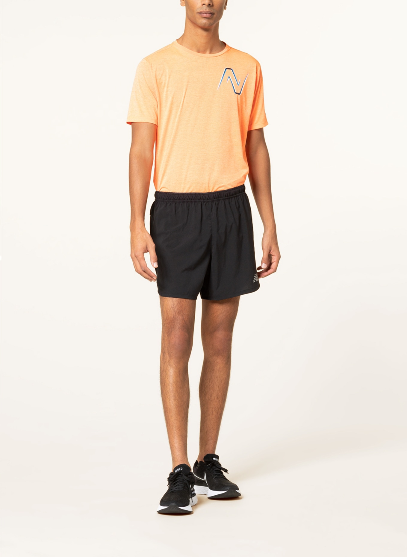 new balance 2-in-1 running shorts IMPACT RUN, Color: BLACK (Image 2)