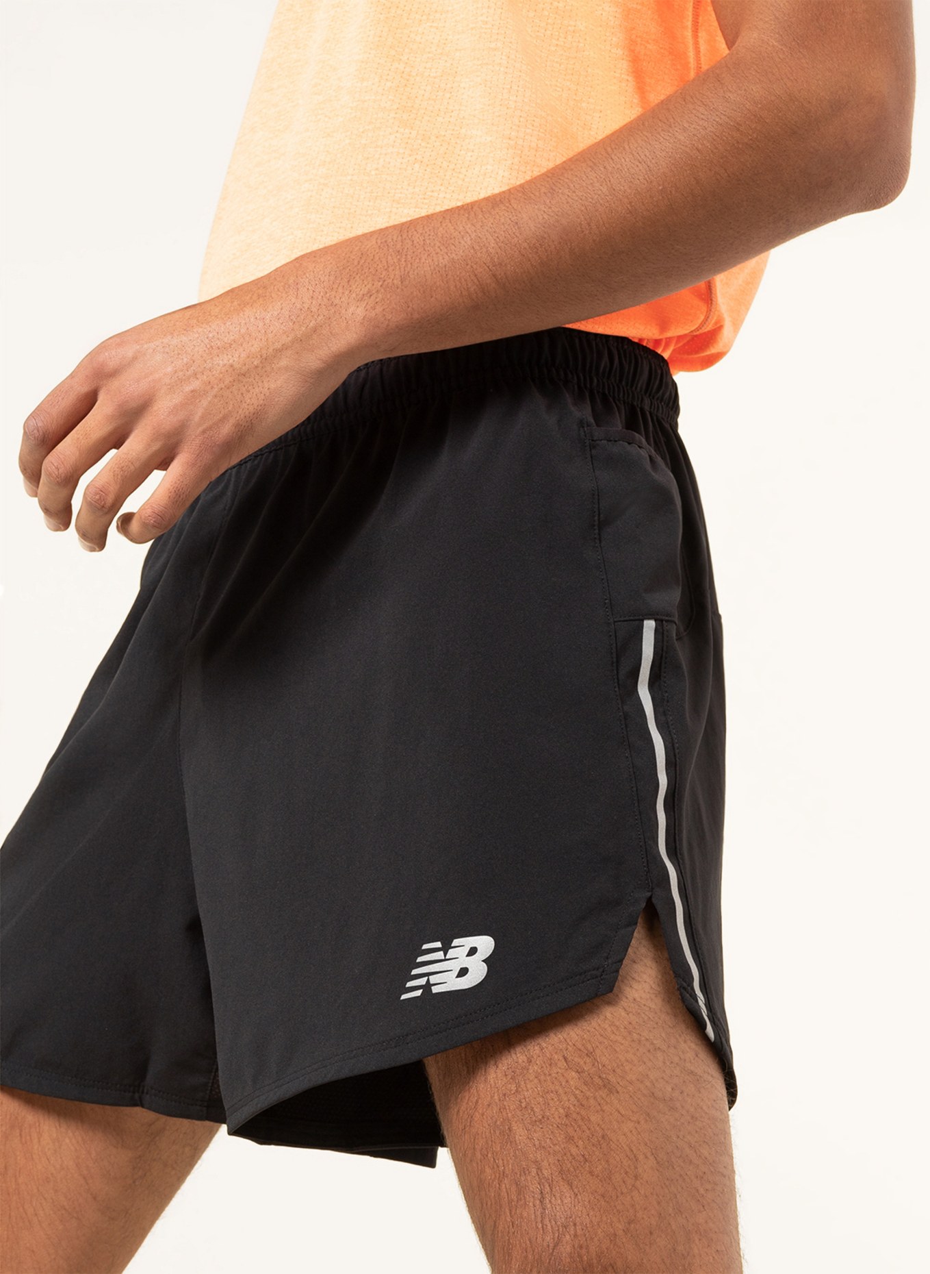 new balance 2-in-1 running shorts IMPACT RUN, Color: BLACK (Image 5)