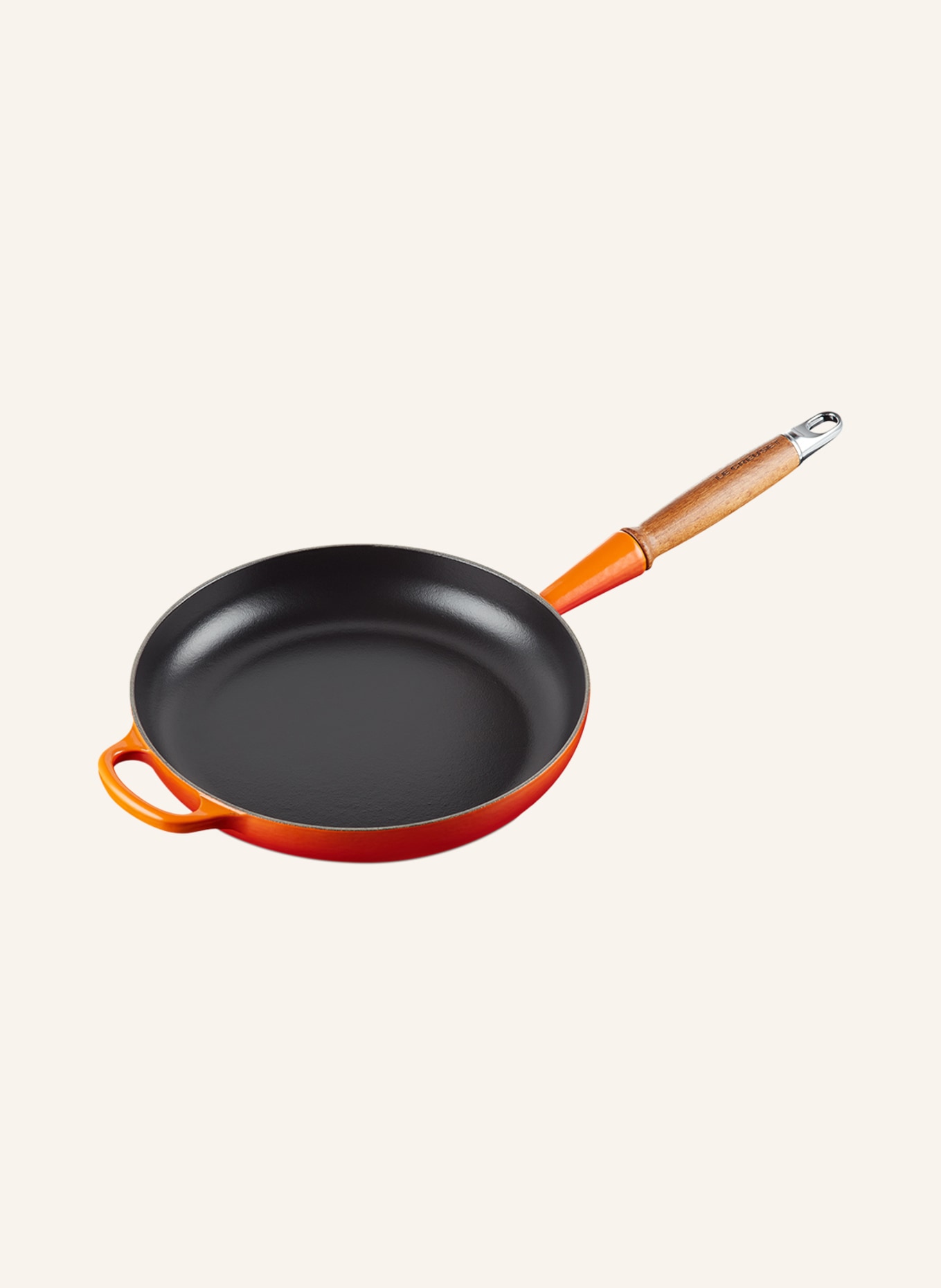 LE CREUSET Bratpfanne SIGNATURE, Farbe: Flame 252 (Bild 4)