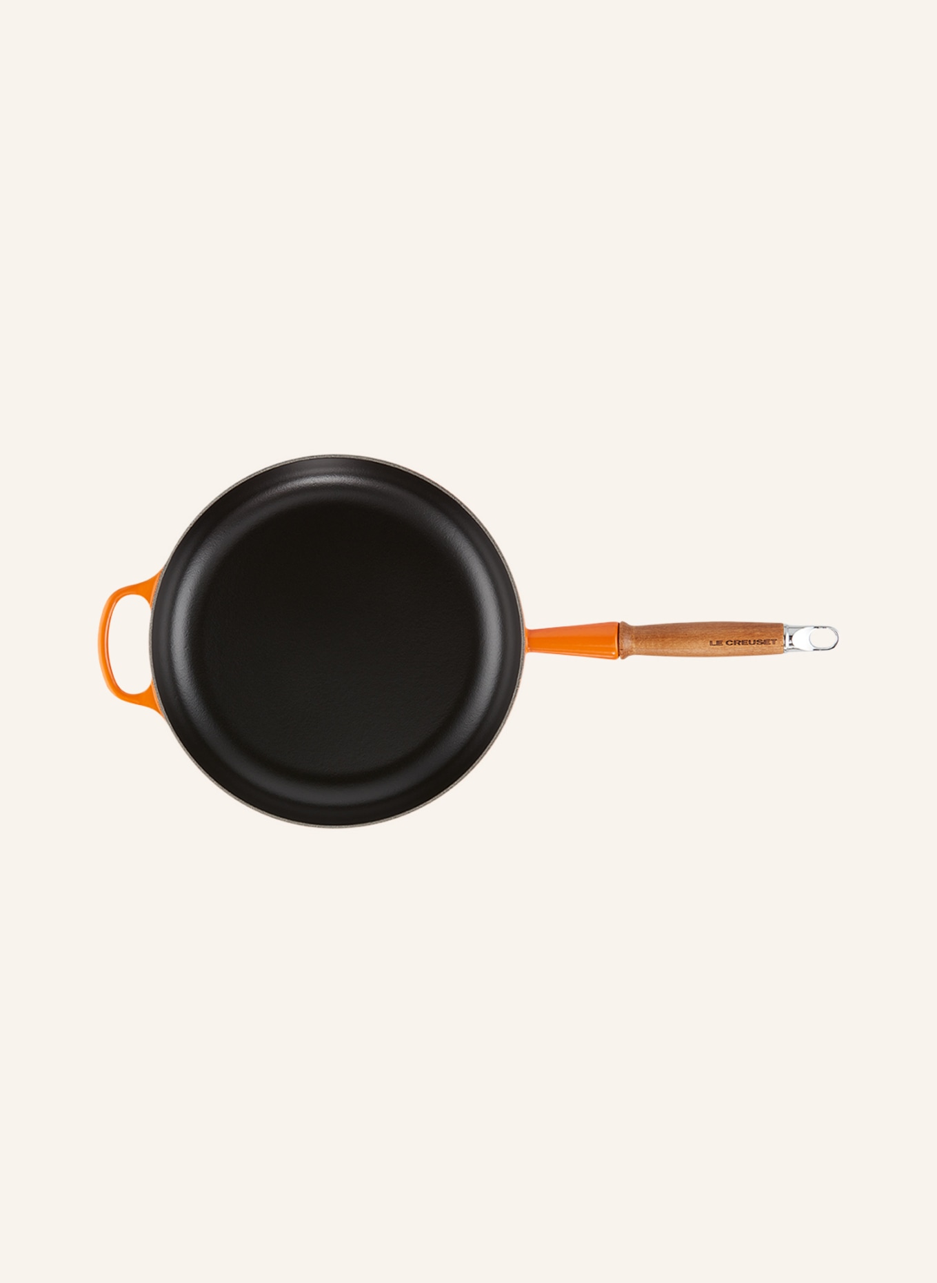 LE CREUSET Bratpfanne SIGNATURE, Farbe: Flame 252 (Bild 2)