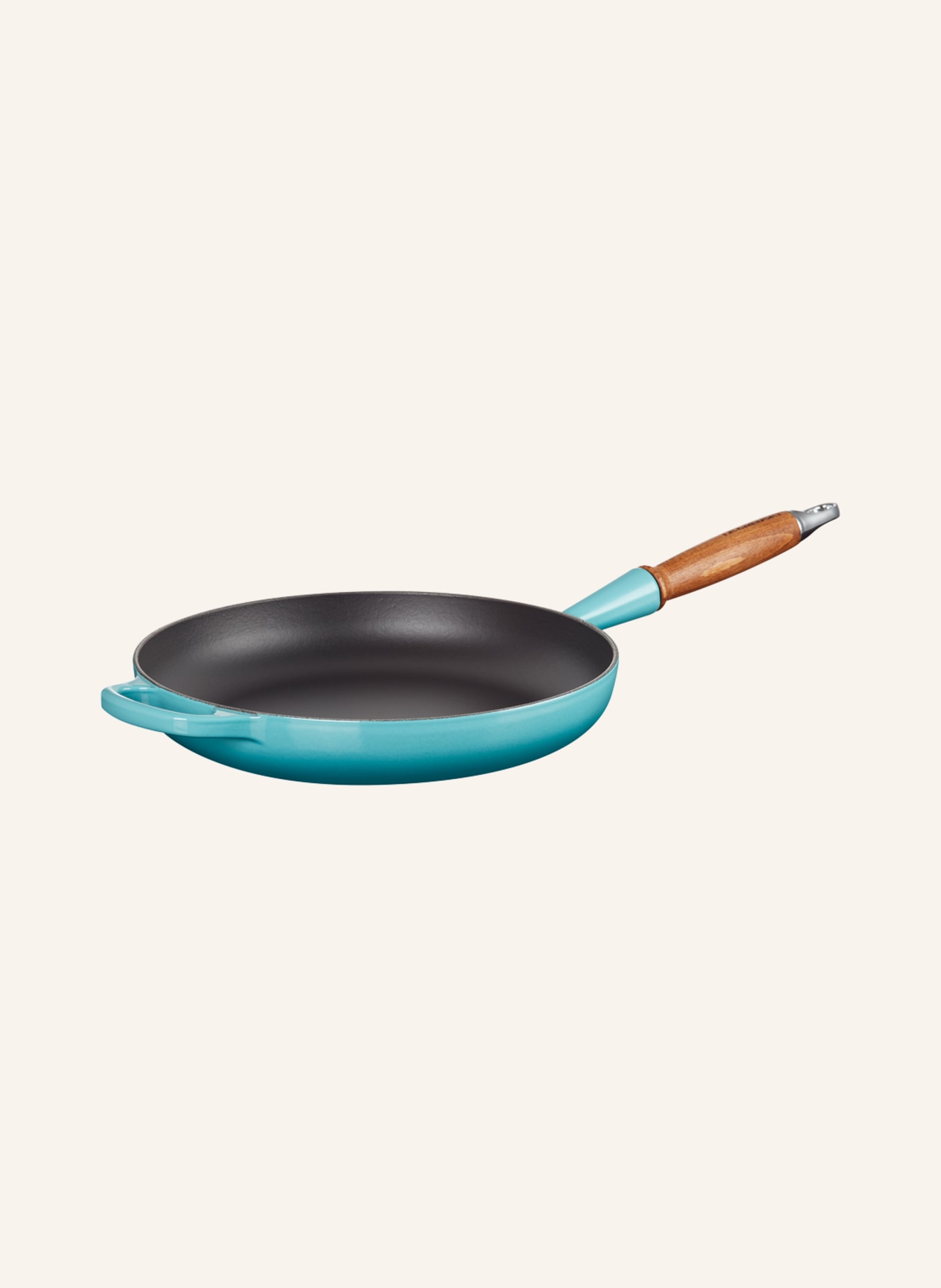 LE CREUSET Patelnia SIGNATURE, Kolor: Caribbean 170 (Obrazek 1)