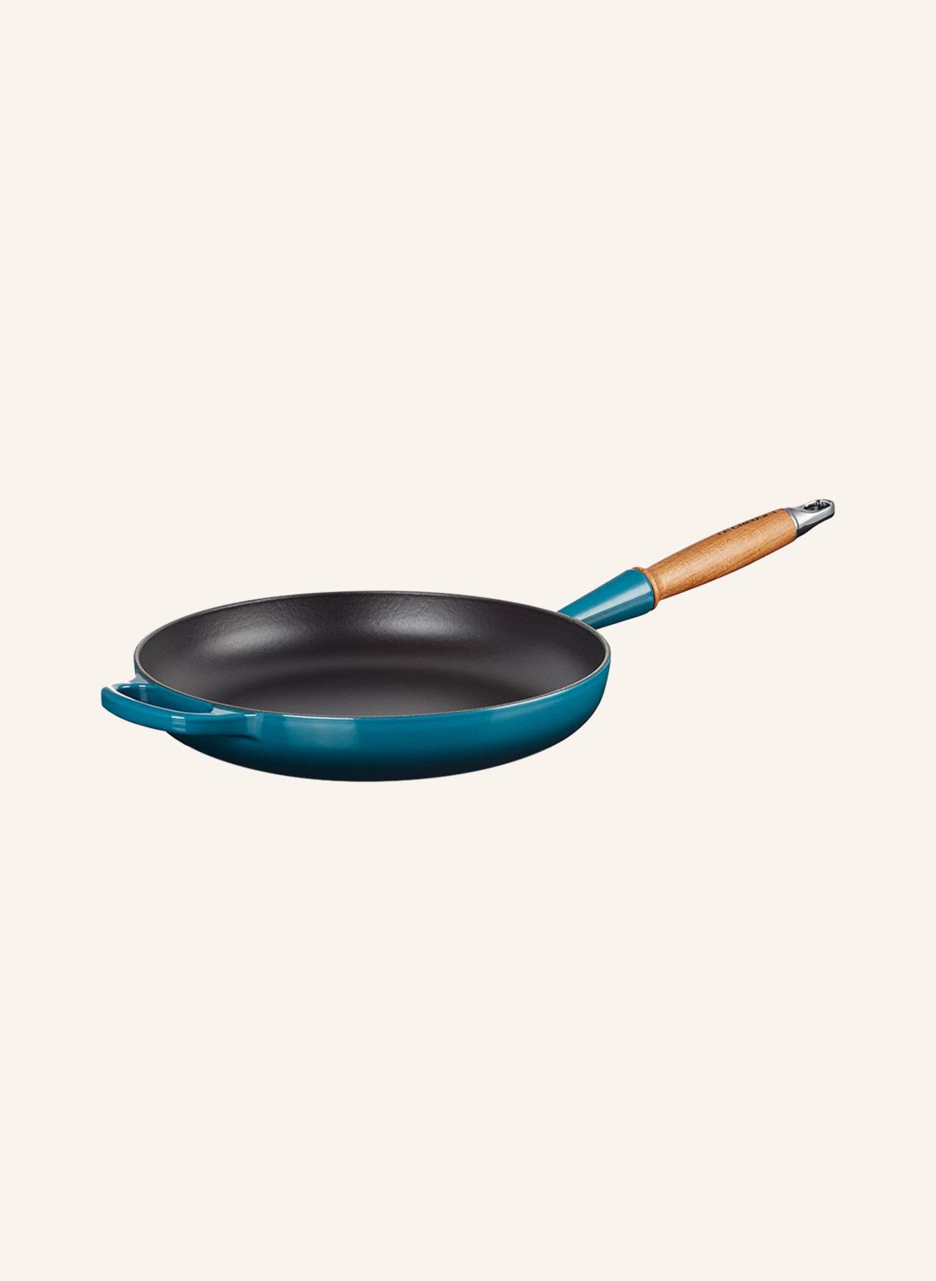 LE CREUSET Patelnia SIGNATURE, Kolor: Deep Teal 642 (Obrazek 1)