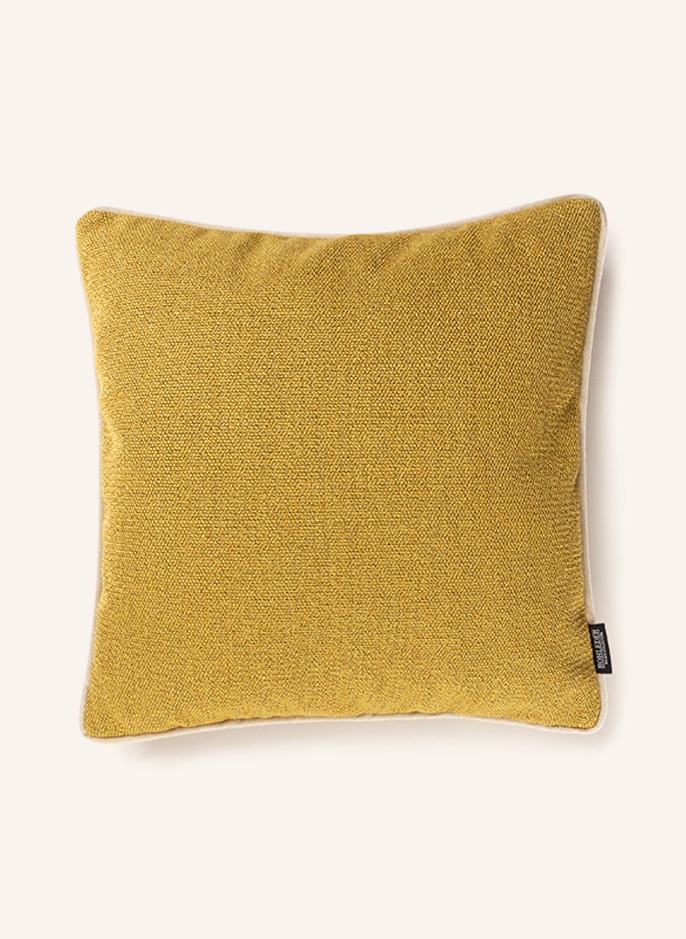 ROHLEDER Dekokissen OCEAN mit Federfüllung: DUNKELGELB