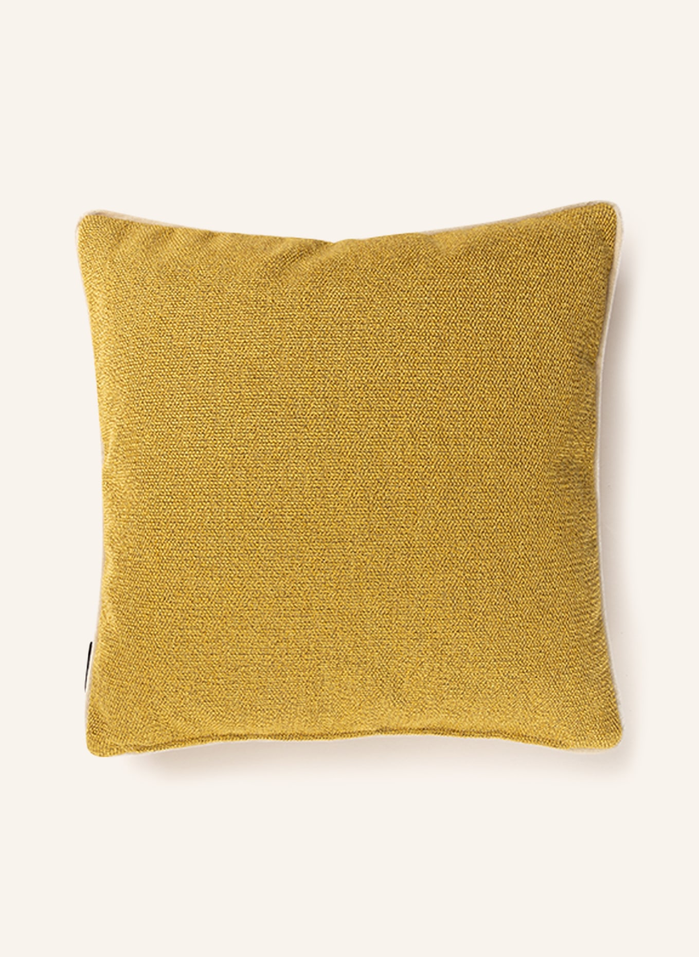 ROHLEDER Dekokissen OCEAN mit Federfüllung: DUNKELGELB