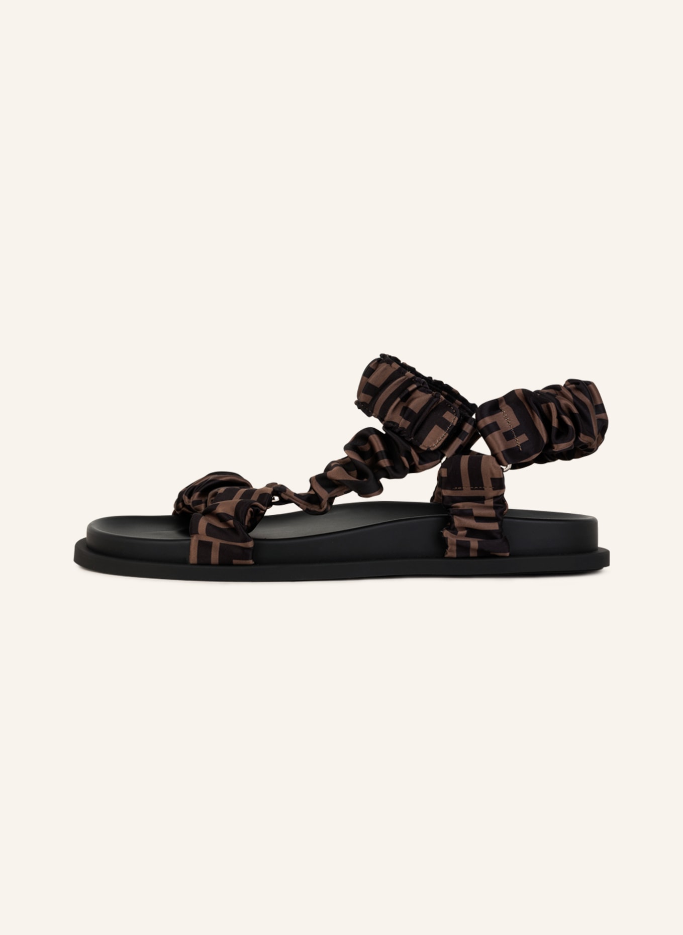 FENDI Sandals , Color: BLACK/ KHAKI/ BROWN (Image 4)
