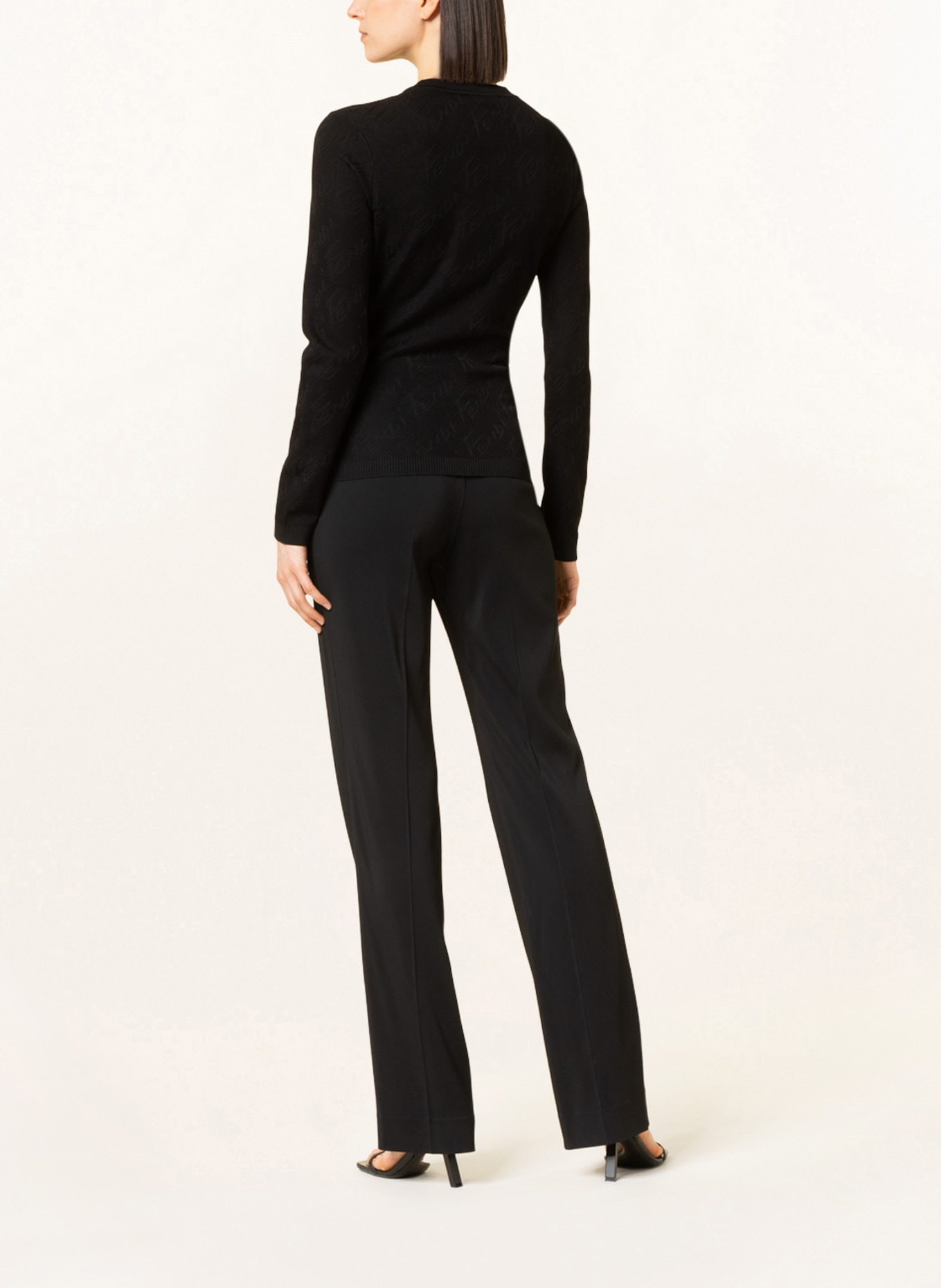 Fendi black long sleeve new arrivals