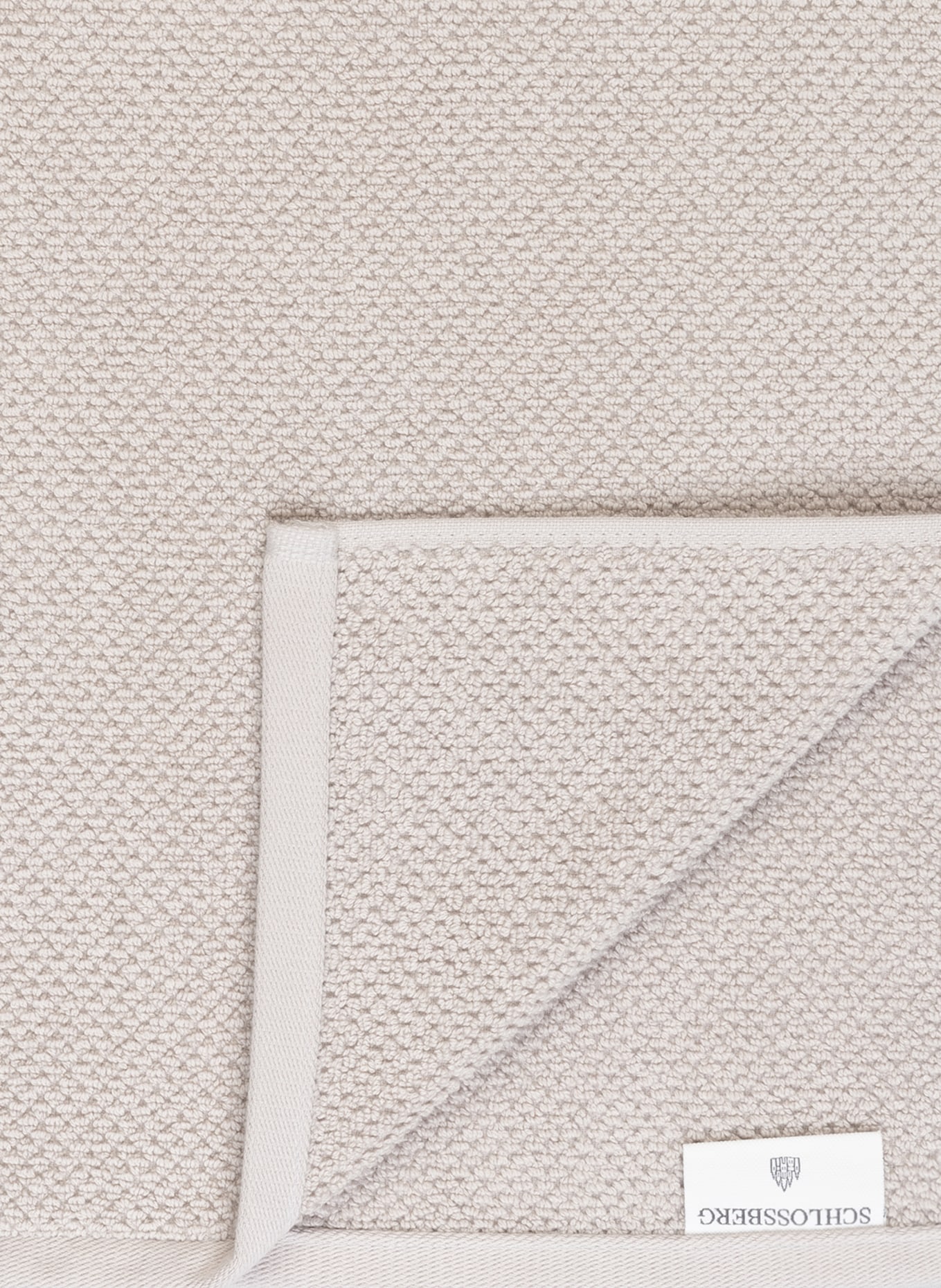 SCHLOSSBERG Handtuch NOVA: HELLBRAUN