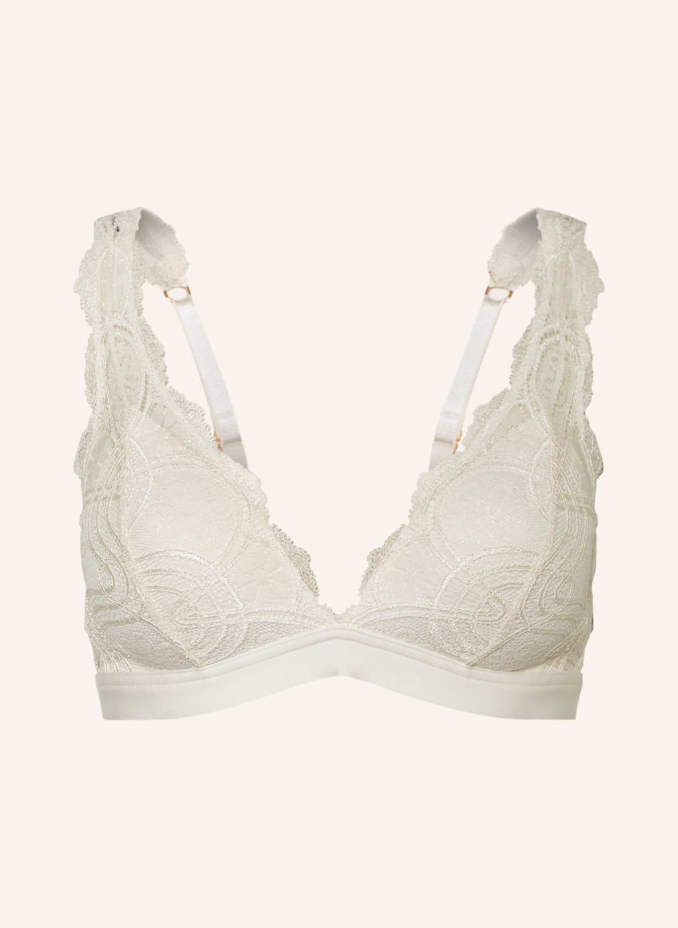 mey Triangle bra series POETRY FAME: ECRU