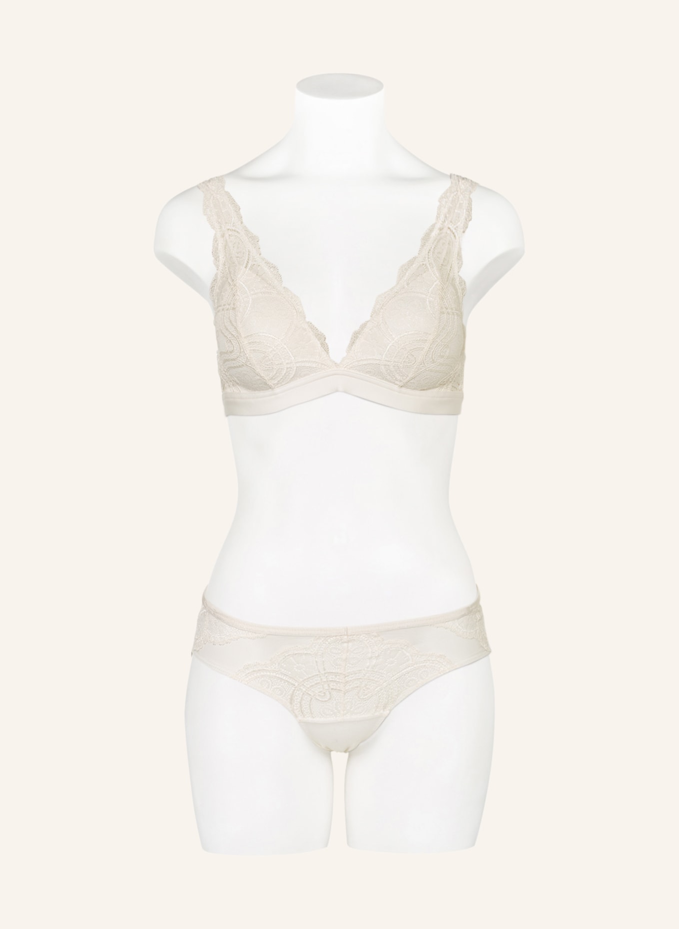 mey Triangle bra series POETRY FAME: ECRU