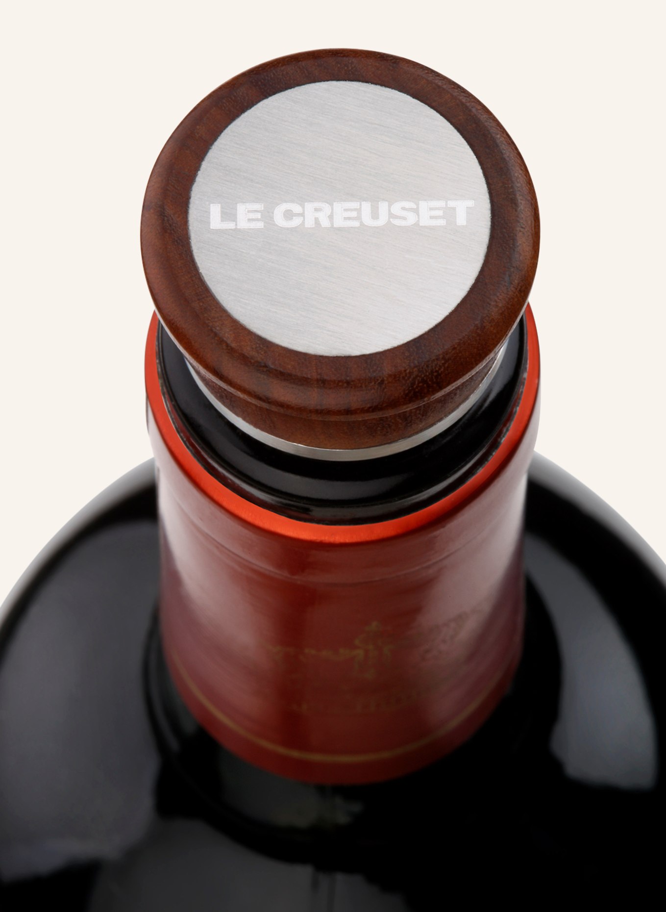 LE CREUSET Set: Korkenzieher und Flaschenverschluss , Farbe: BRAUN (Bild 3)