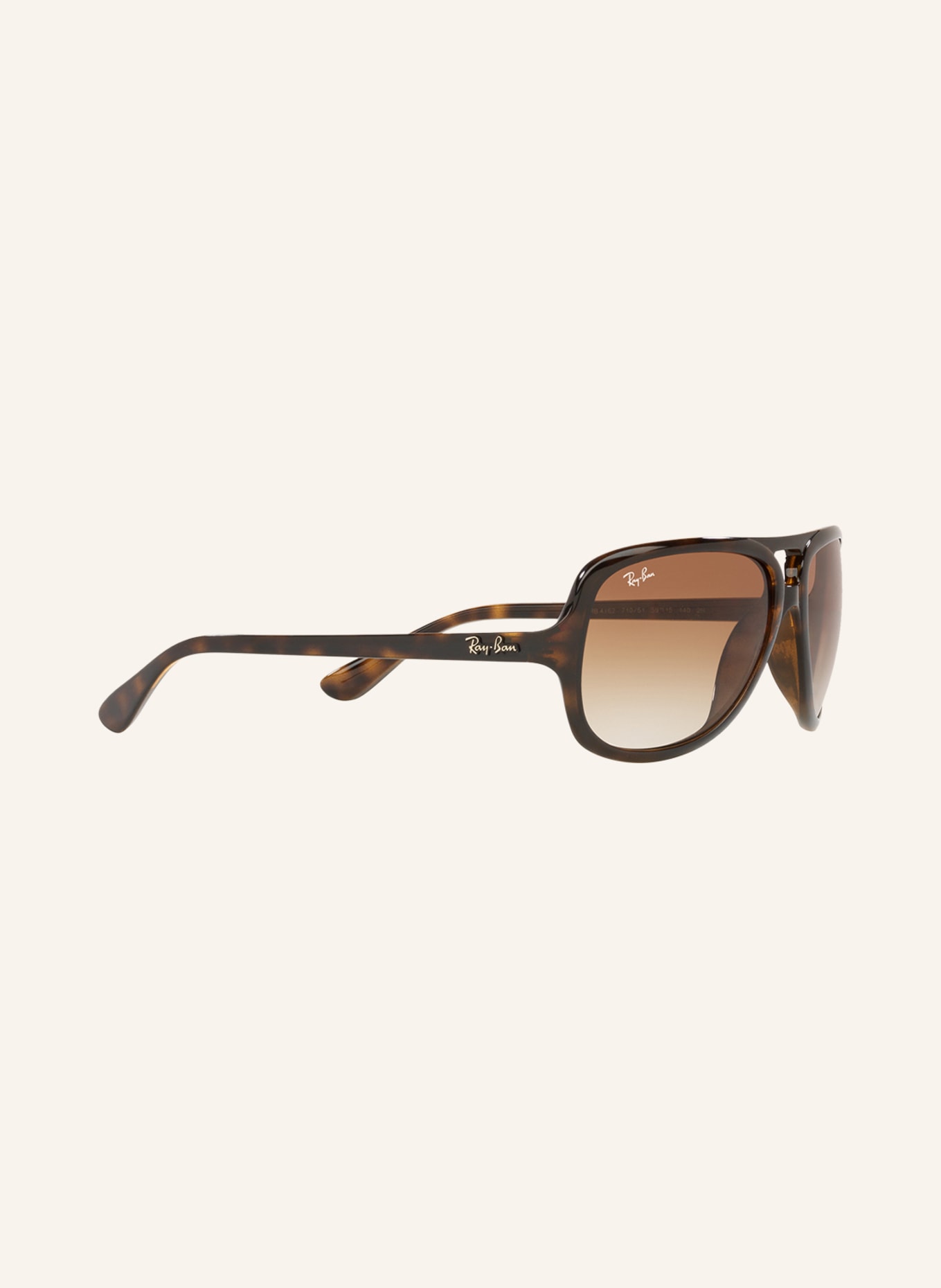 Ray-Ban Sonnenbrille RB4162: 710/51 HAVANA/ BRAUN VERLAUF