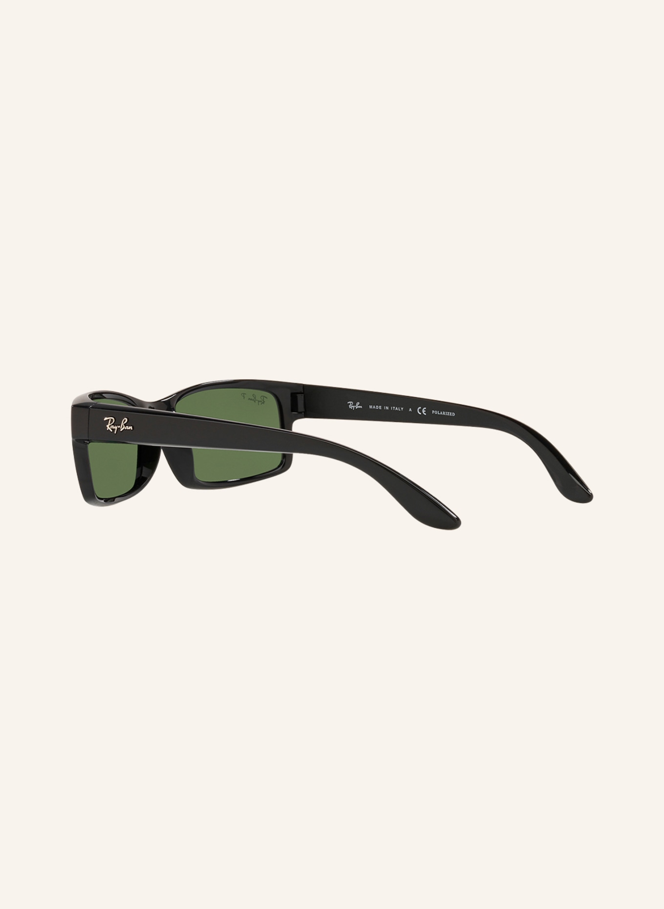 Ray-Ban Sunglasses RB4151: 601/2P BLACK/ GREEN POLARIZED