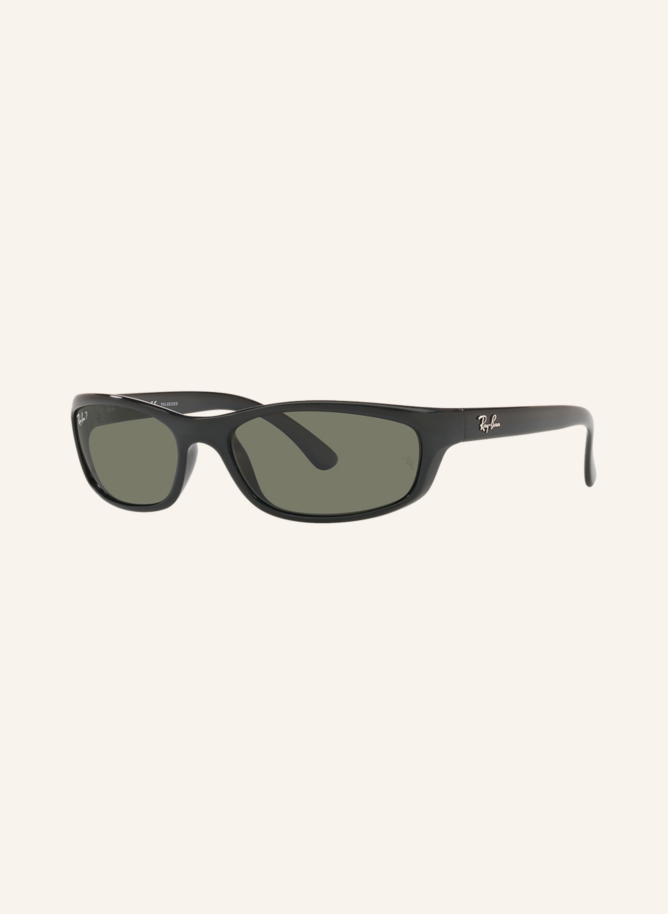 Ray-Ban Sunglasses RB4115, Color: 601/9A BLACK/GREEN POLARIZED (Image 1)