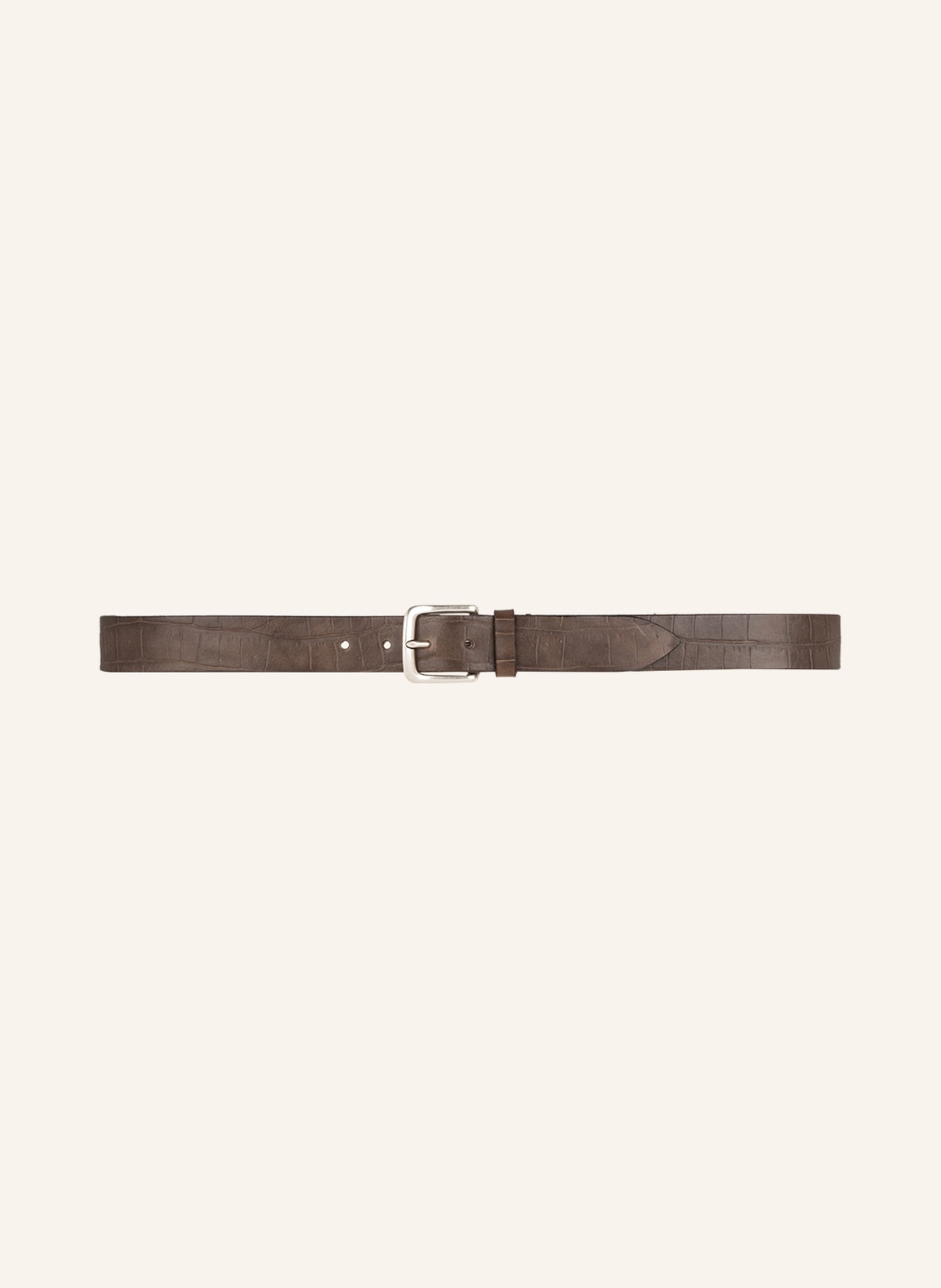 POST & CO Leather belt, Color: TAUPE (Image 2)