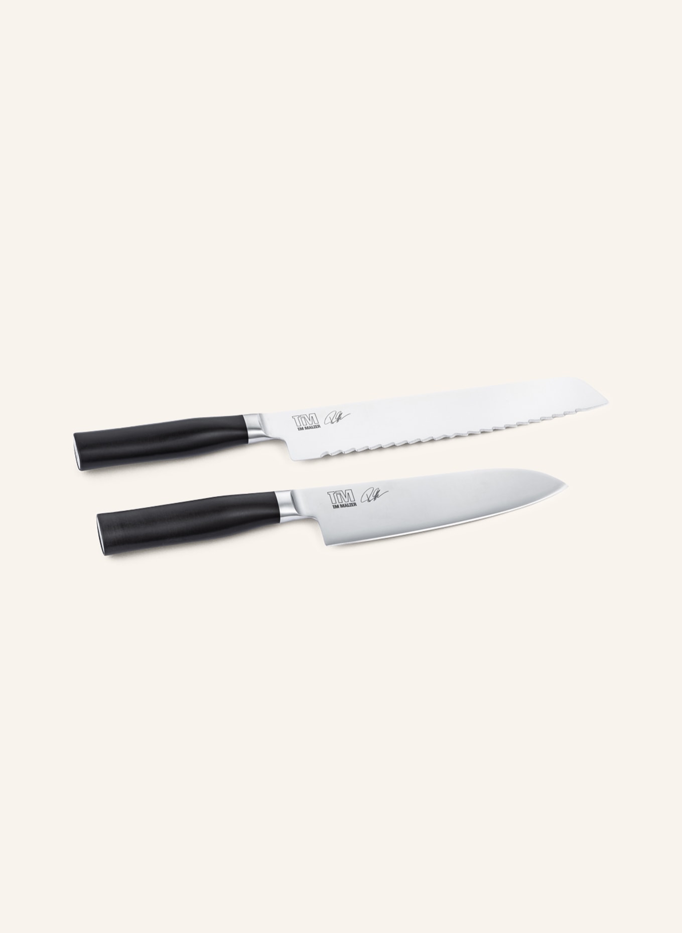 KAI 3-piece Knife set KAMAGATA TMK-SB22, Color: BLACK/ SILVER (Image 3)