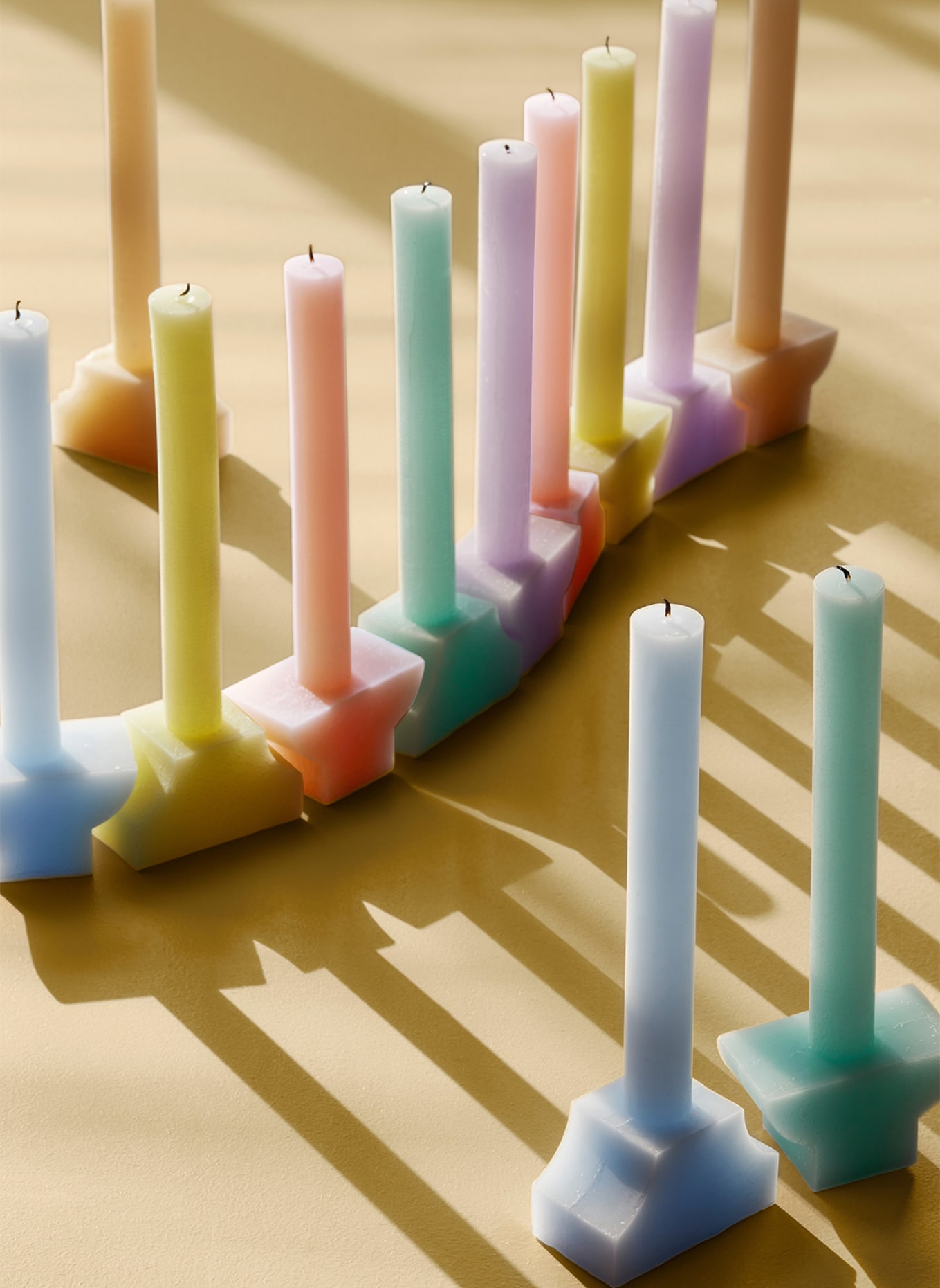 BROSTE COPENHAGEN 2er-Set Kerzen PILAS: ROSA