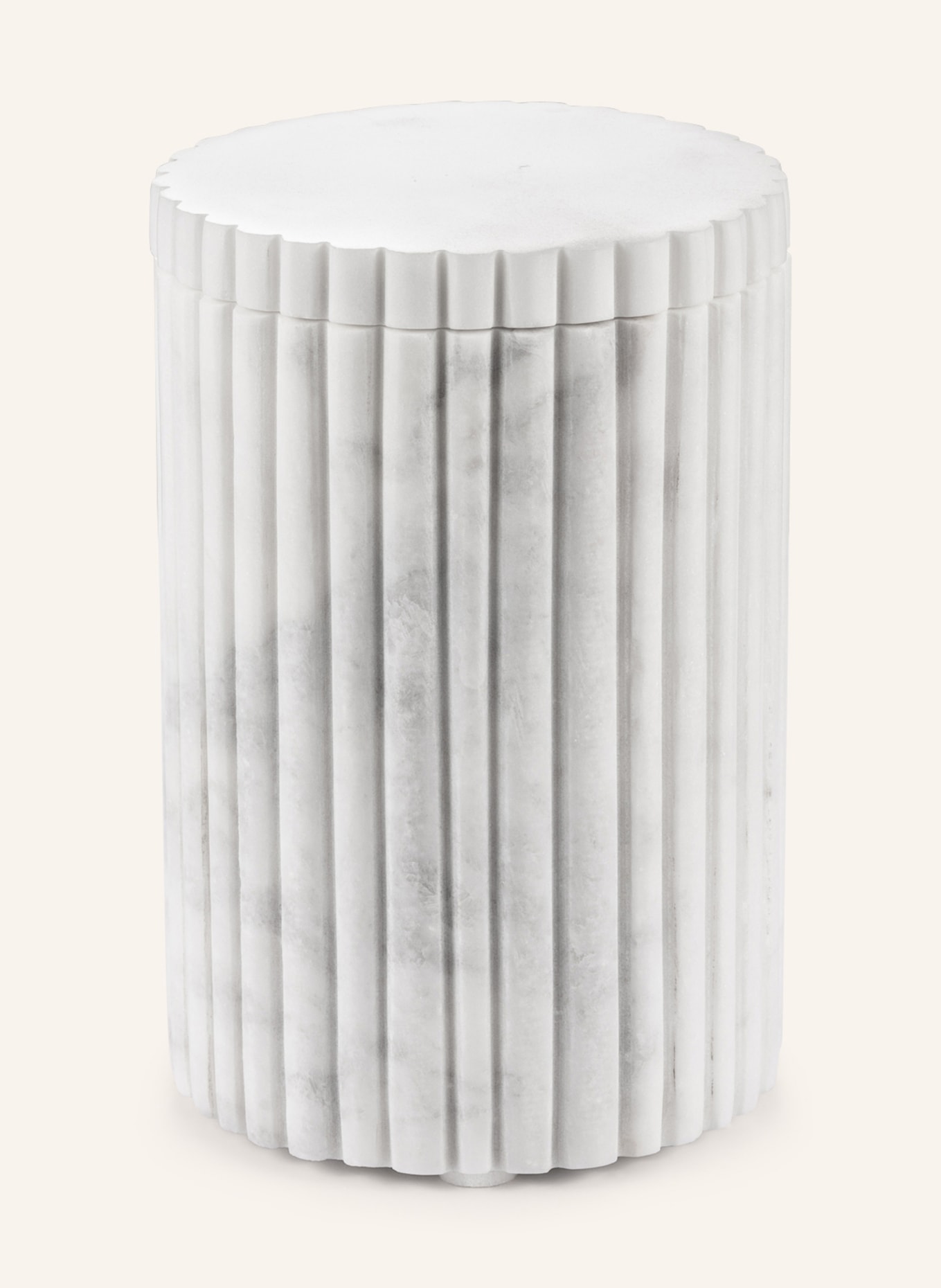 BROSTE COPENHAGEN Storage container PLATON, Color: WHITE/ LIGHT GRAY (Image 1)
